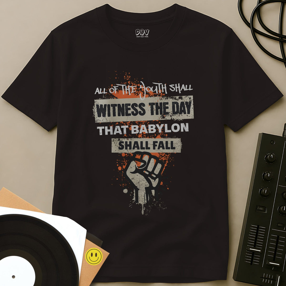 Babylon Shall Fall T-Shirt Dark Chocolate / S Babylon Shall Fall T-Shirt