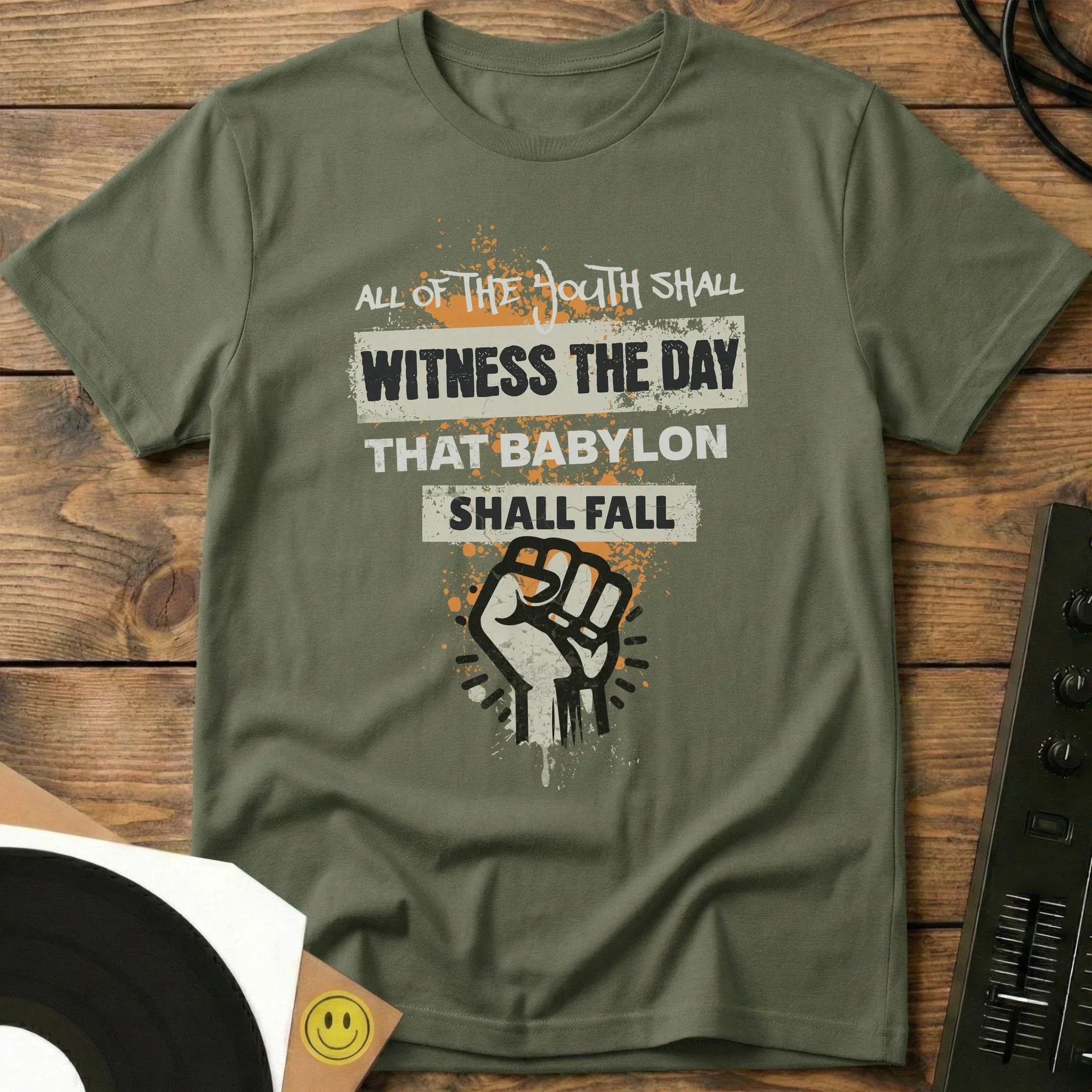 Babylon Shall Fall T-Shirt Military Green / S Babylon Shall Fall T-Shirt