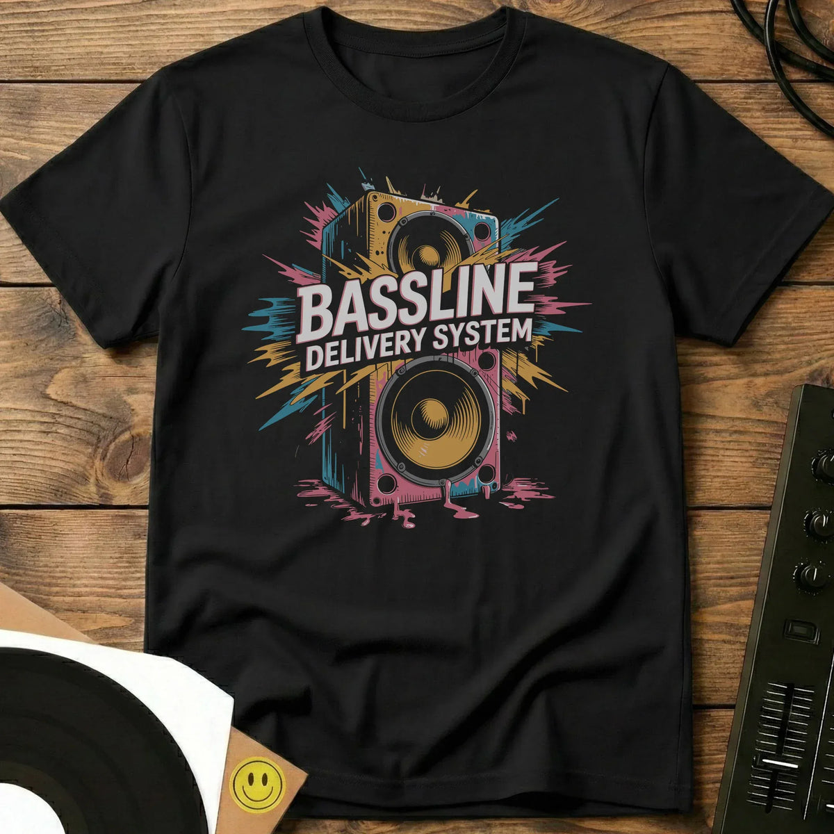 Bassline Delivery System T-Shirt Black / S Bassline Delivery System T-Shirt