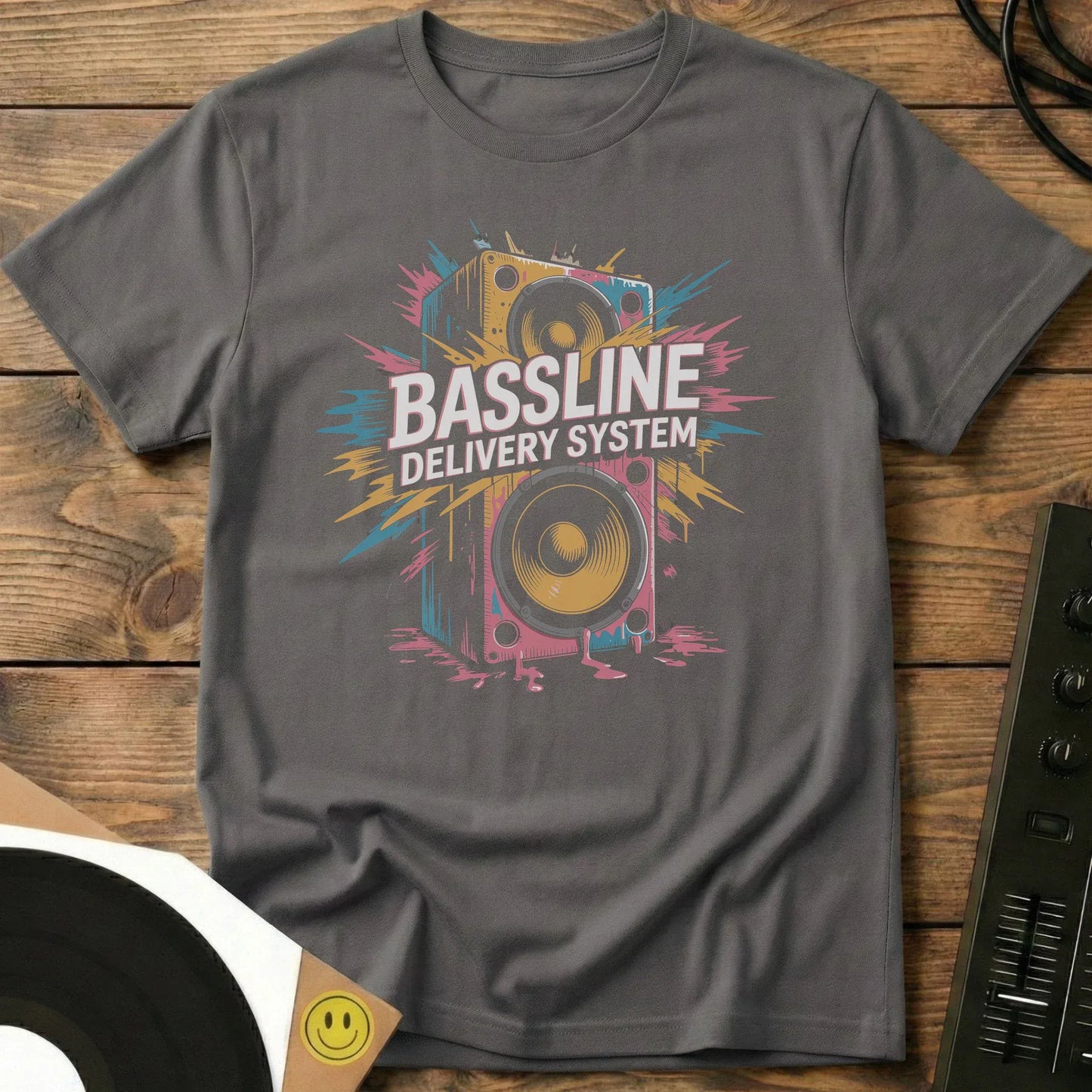 Bassline Delivery System T-Shirt Charcoal / S Bassline Delivery System T-Shirt