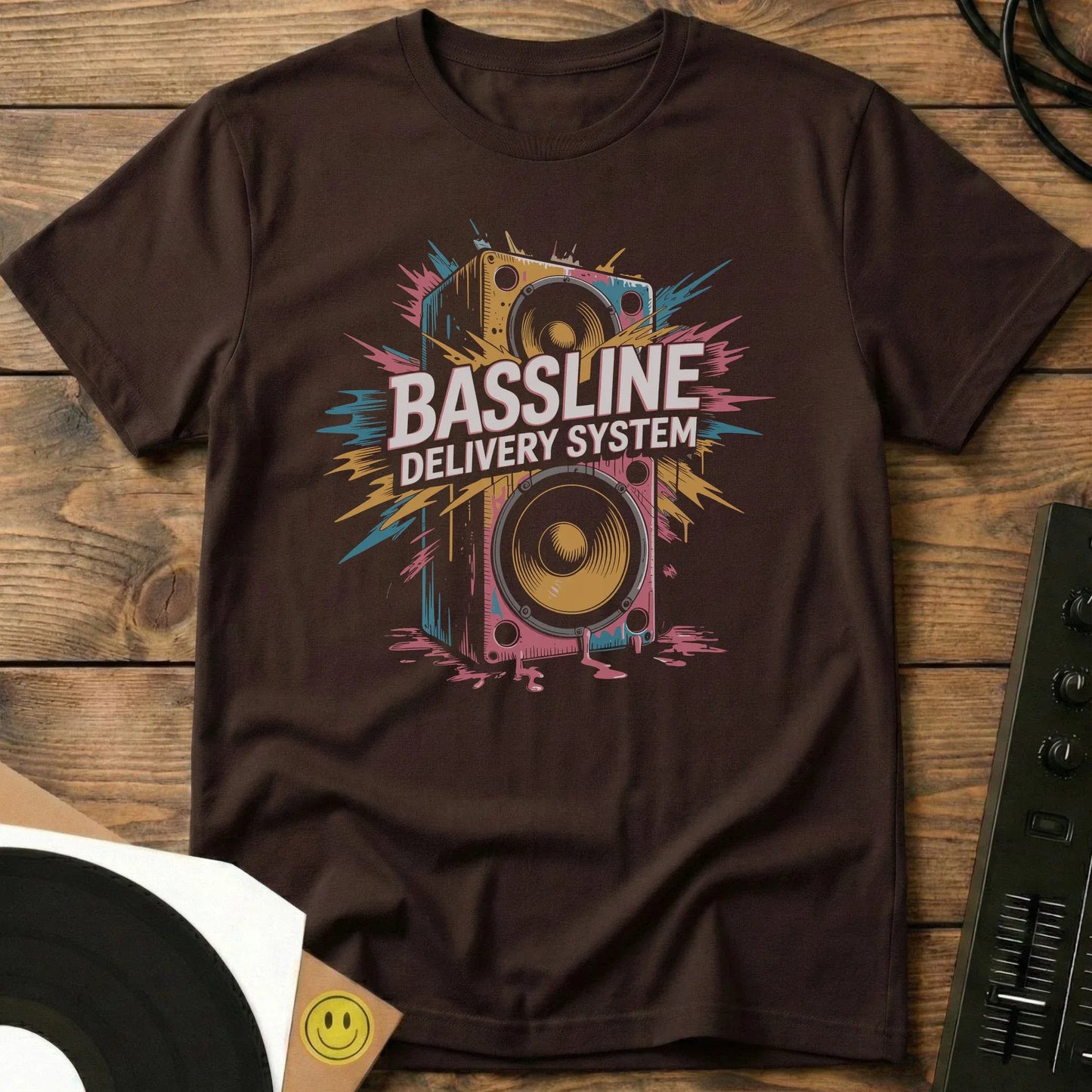 Bassline Delivery System T-Shirt Dark Chocolate / S Bassline Delivery System T-Shirt