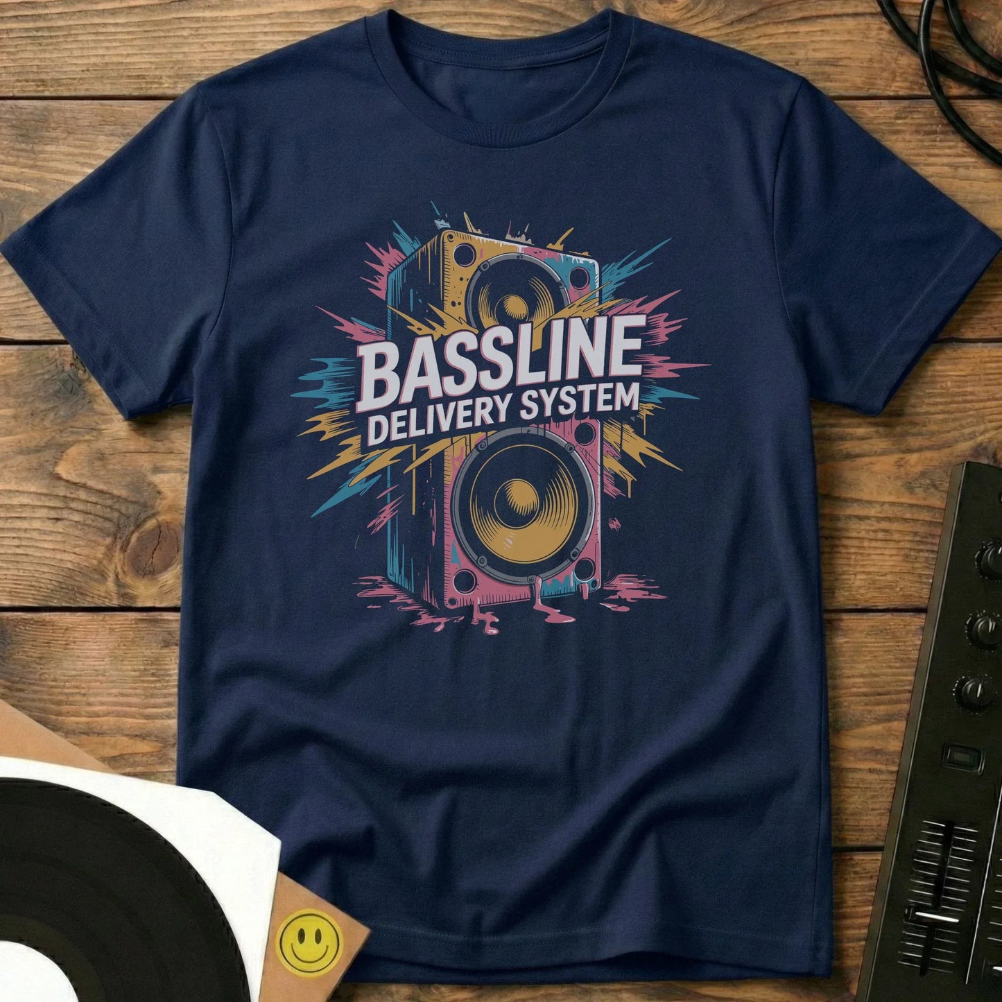 Bassline Delivery System T-Shirt Navy / S Bassline Delivery System T-Shirt