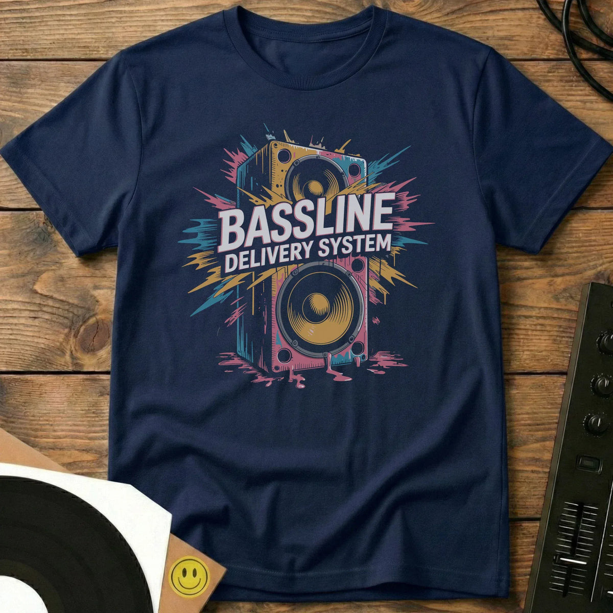 Bassline Delivery System T-Shirt Navy / S Bassline Delivery System T-Shirt