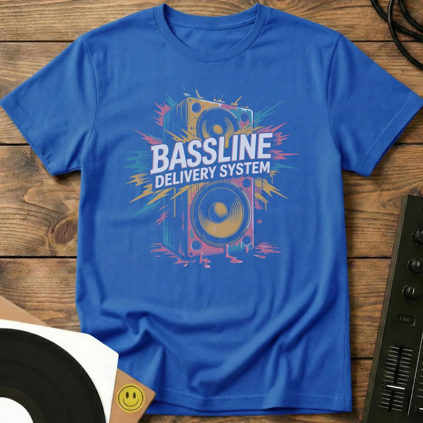 Bassline Delivery System T-Shirt Royal / S Bassline Delivery System T-Shirt