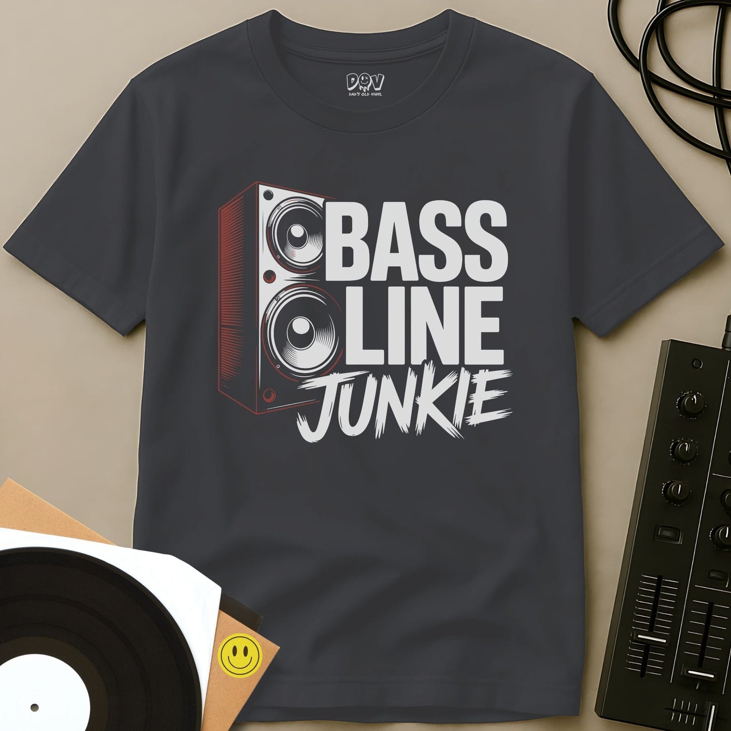 Bassline Junkie T-Shirt Charcoal / S Bassline Junkie T-Shirt