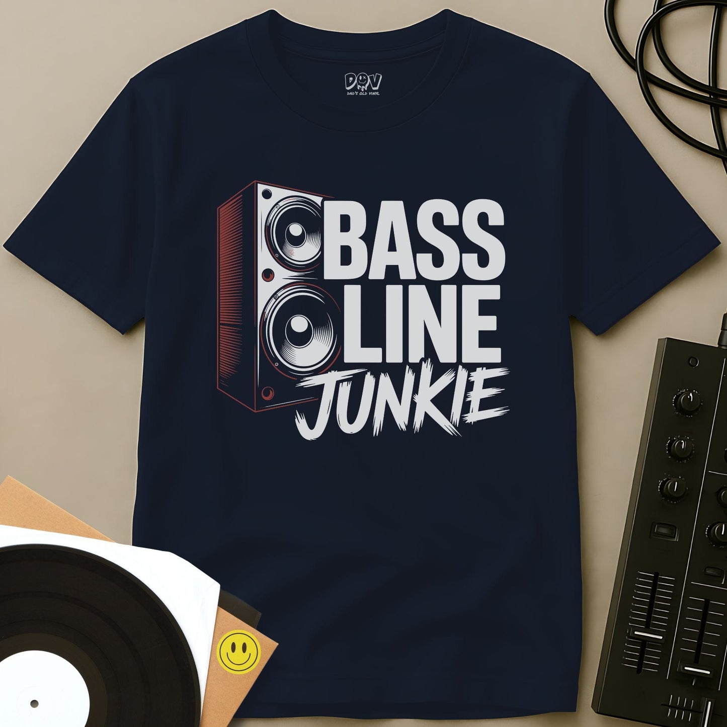 Bassline Junkie T-Shirt Navy / S Bassline Junkie T-Shirt