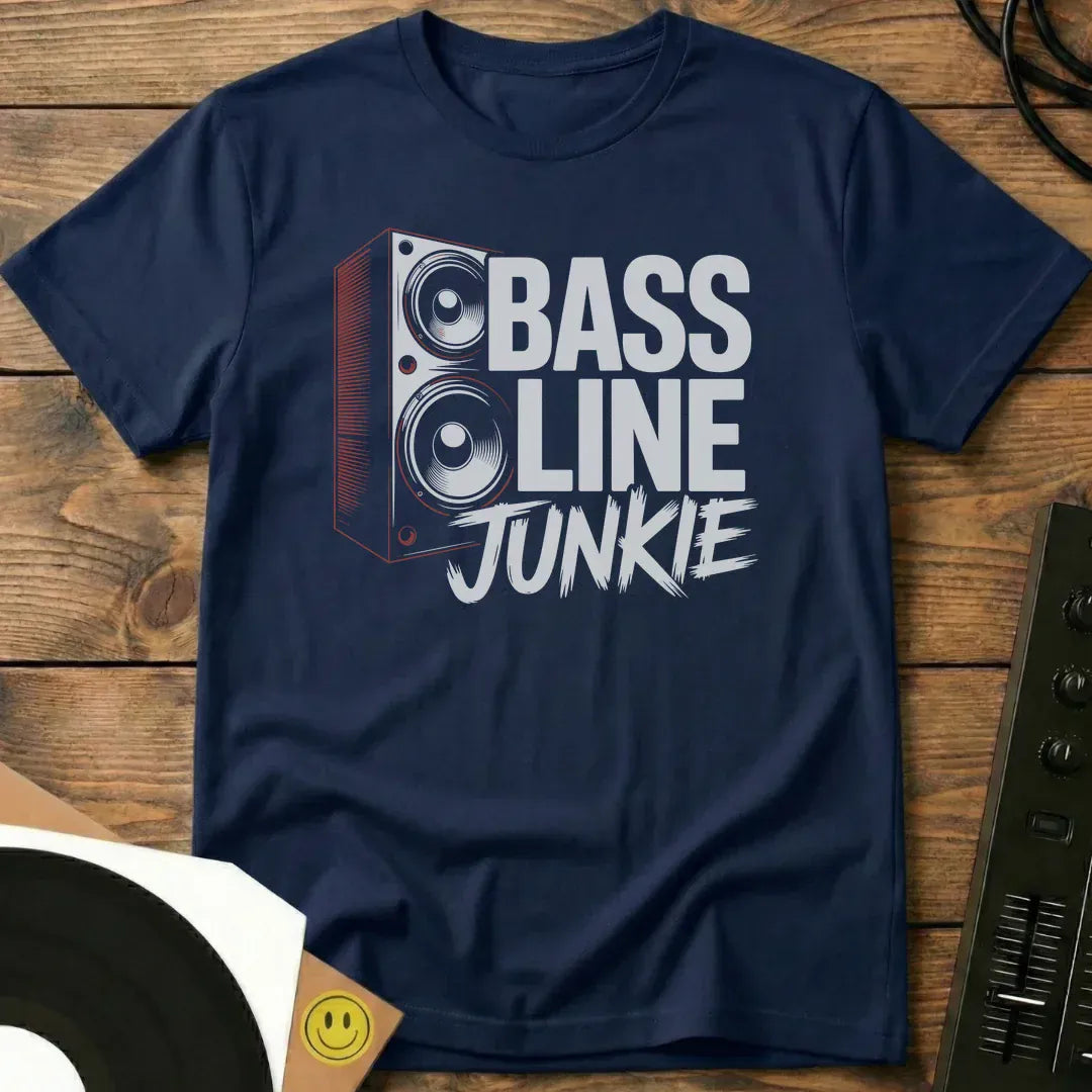 Bassline Junkie T-Shirt Navy / S Bassline Junkie T-Shirt
