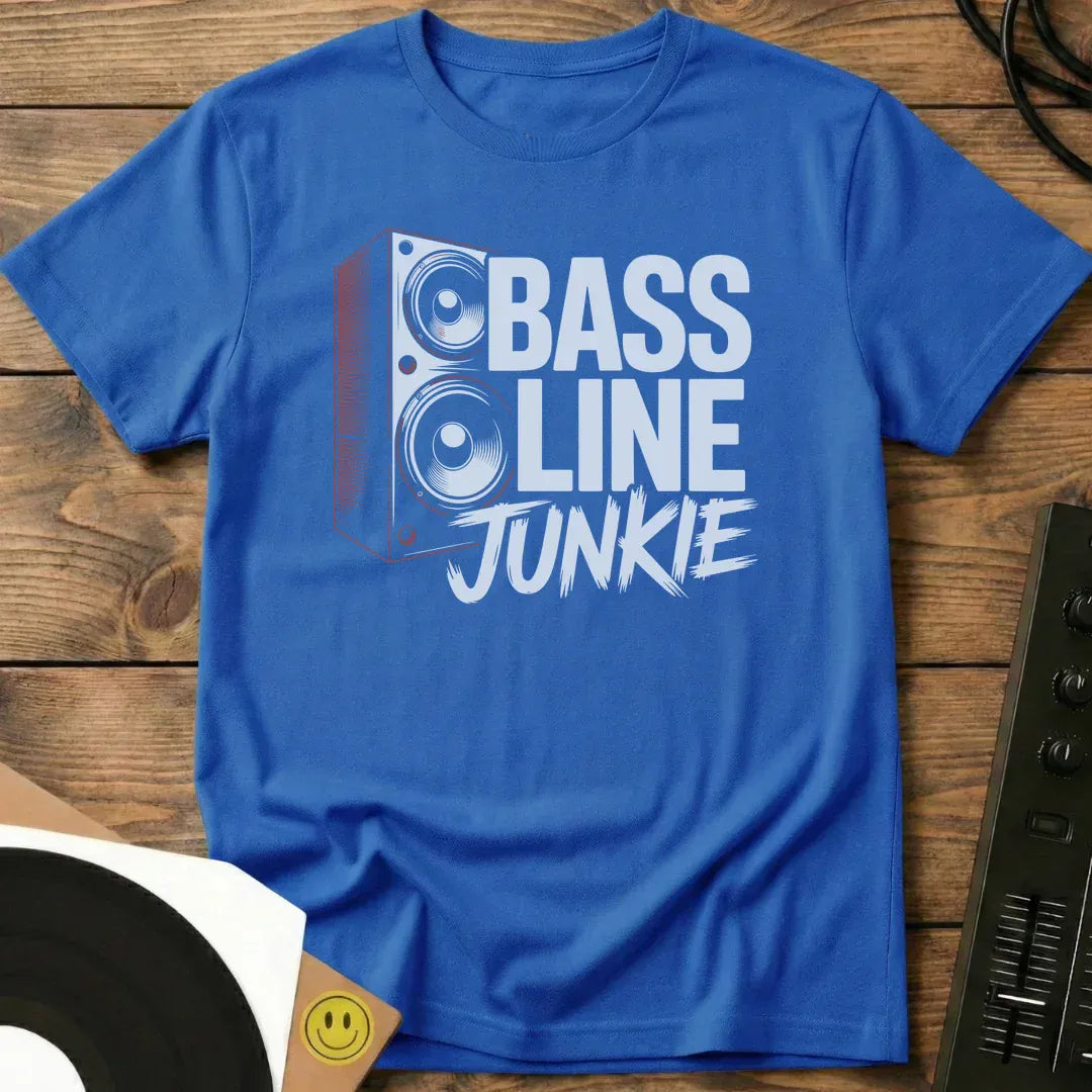 Bassline Junkie T-Shirt Royal / S Bassline Junkie T-Shirt