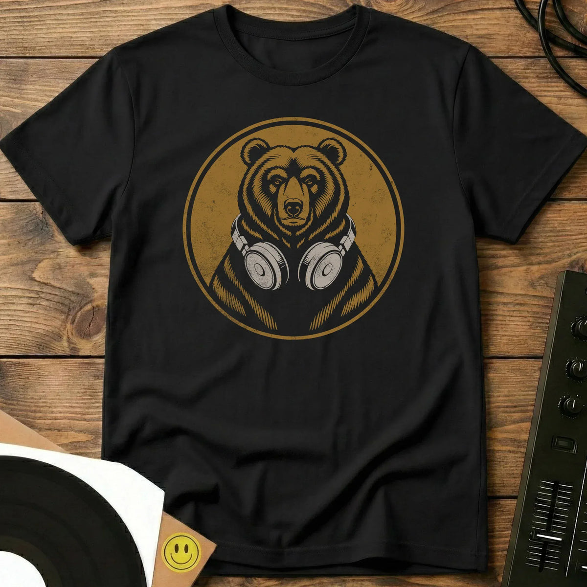 Bear Beats T-Shirt Black / S Bear Beats T-Shirt