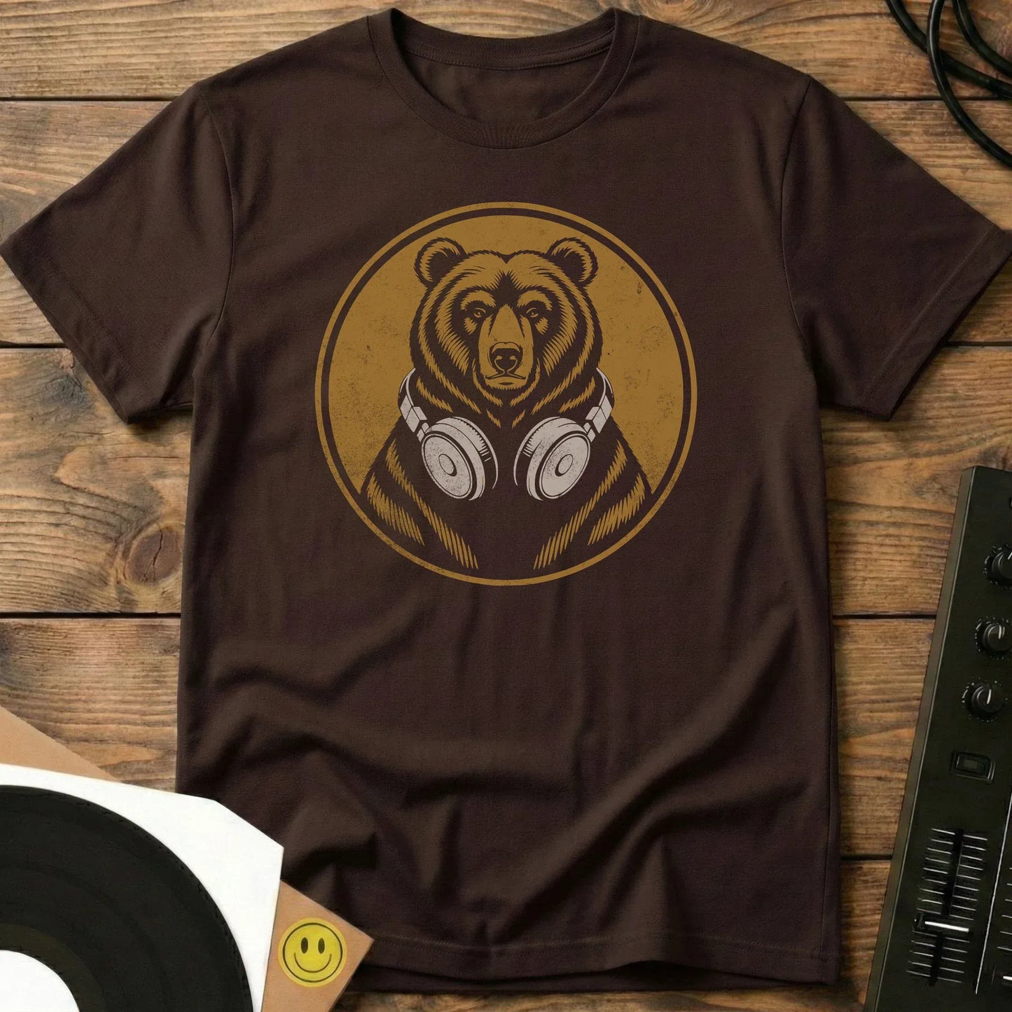 Bear Beats T-Shirt Dark Chocolate / S Bear Beats T-Shirt