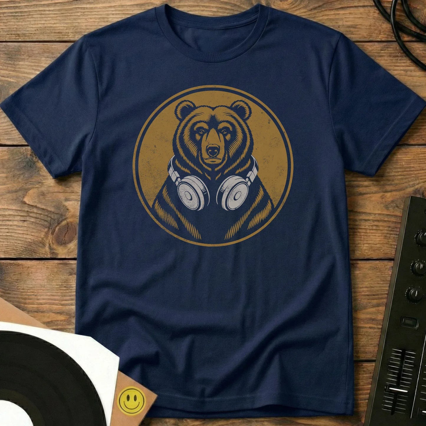 Bear Beats T-Shirt Navy / S Bear Beats T-Shirt
