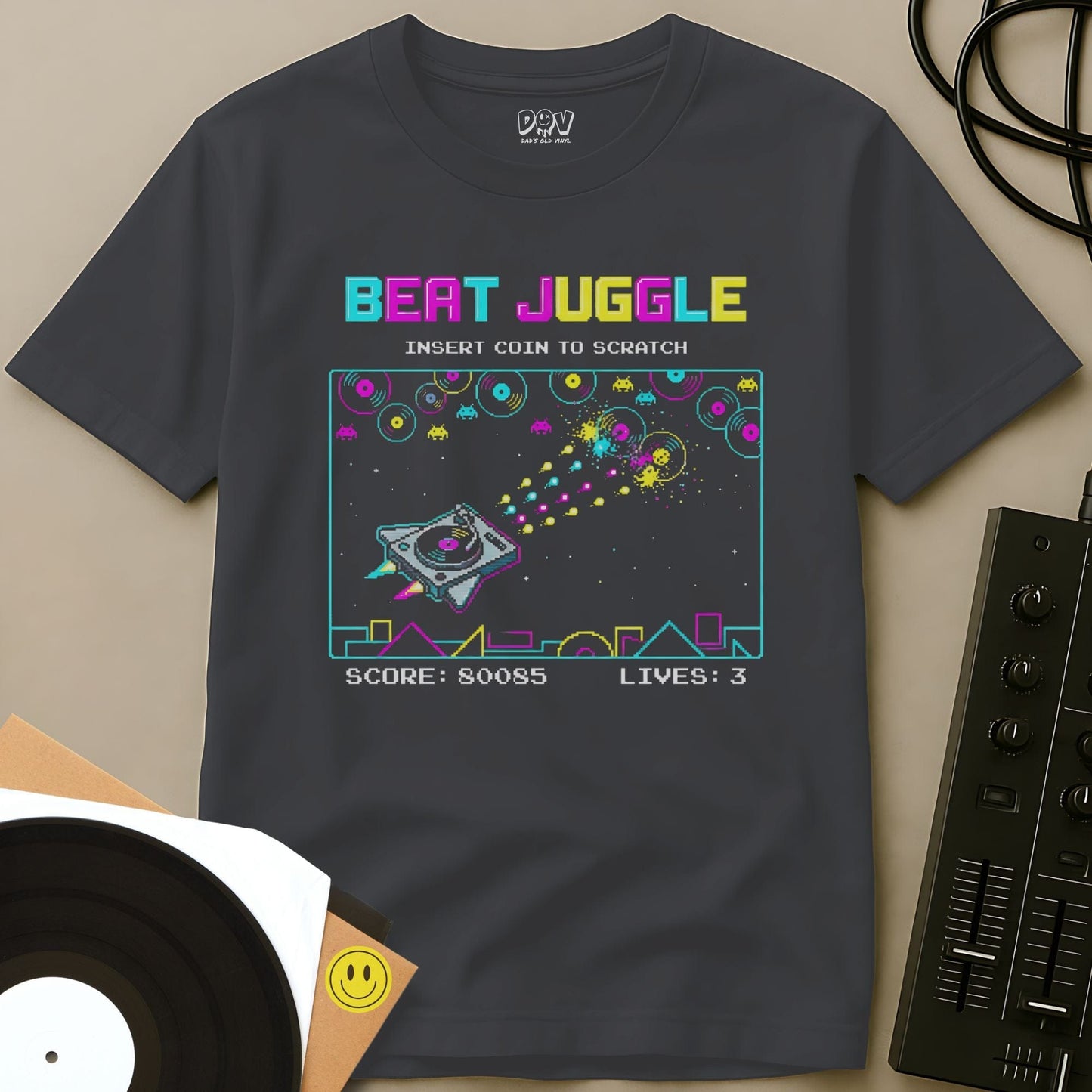 Beat Juggle T-Shirt Charcoal / S Beat Juggle T-Shirt