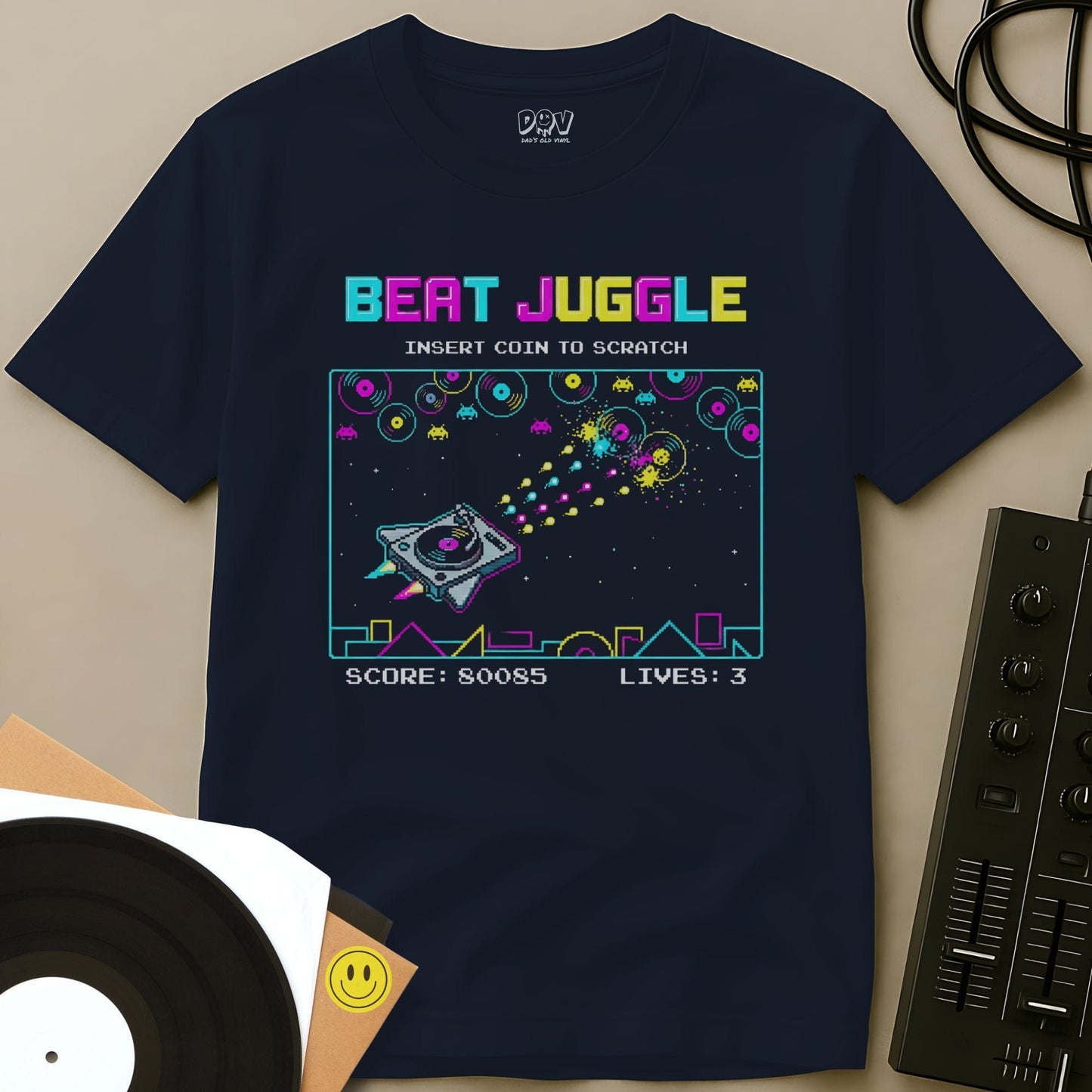 Beat Juggle T-Shirt Navy / S Beat Juggle T-Shirt