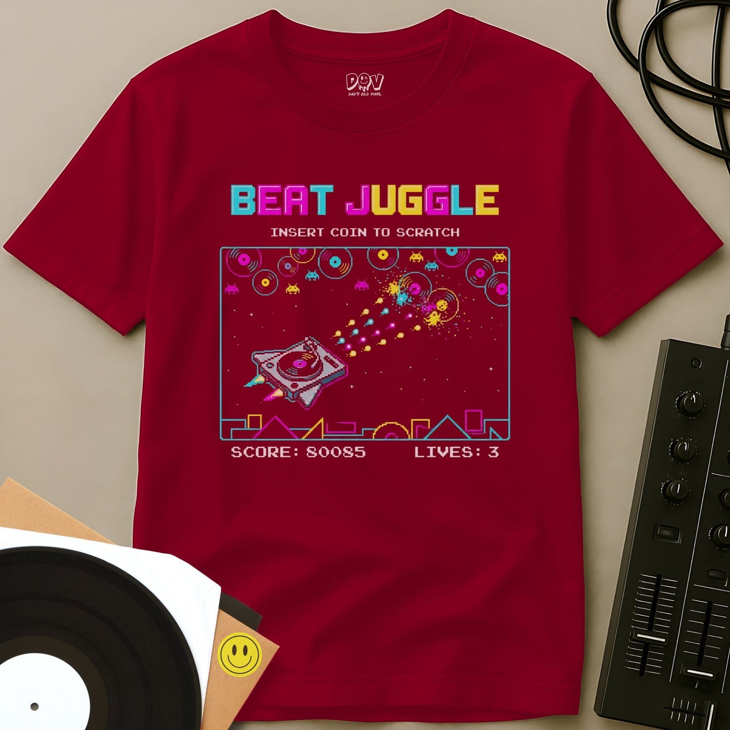 Beat Juggle T-Shirt Red / S Beat Juggle T-Shirt