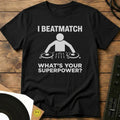 Beatmatching Superpower T-Shirt Black / S Beatmatching Superpower T-Shirt