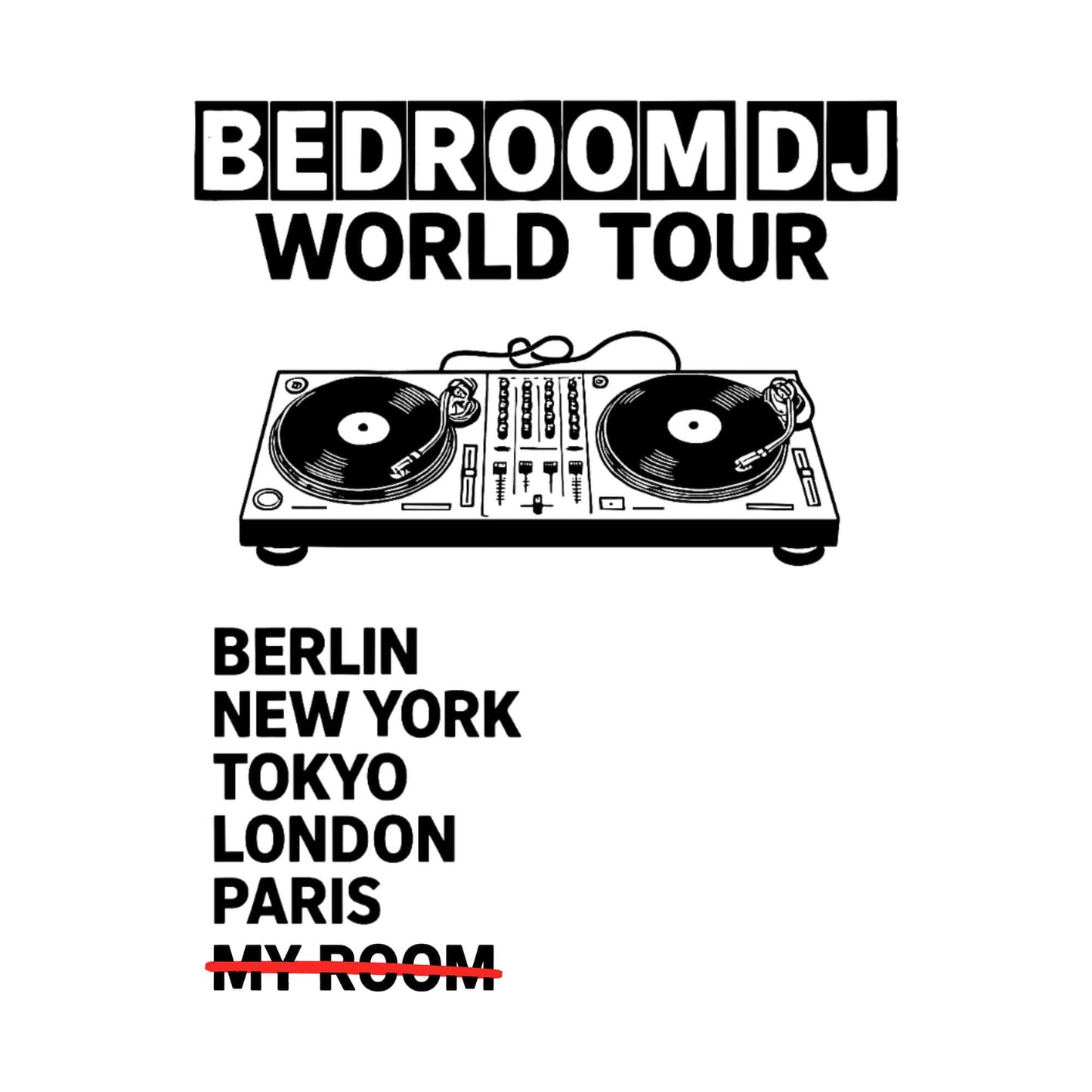 Bedroom World Tour T-Shirt Bedroom World Tour T-Shirt