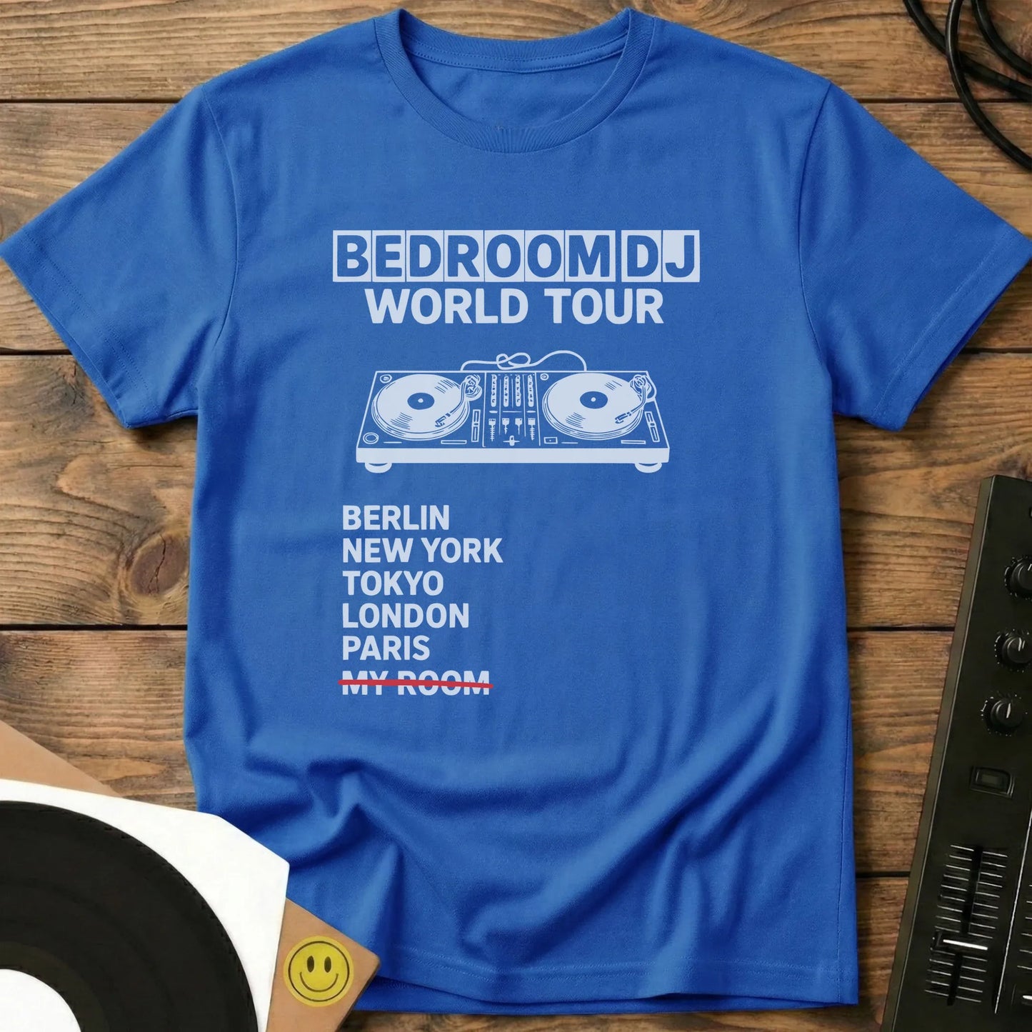 Bedroom World Tour T-Shirt Royal / S Bedroom World Tour T-Shirt