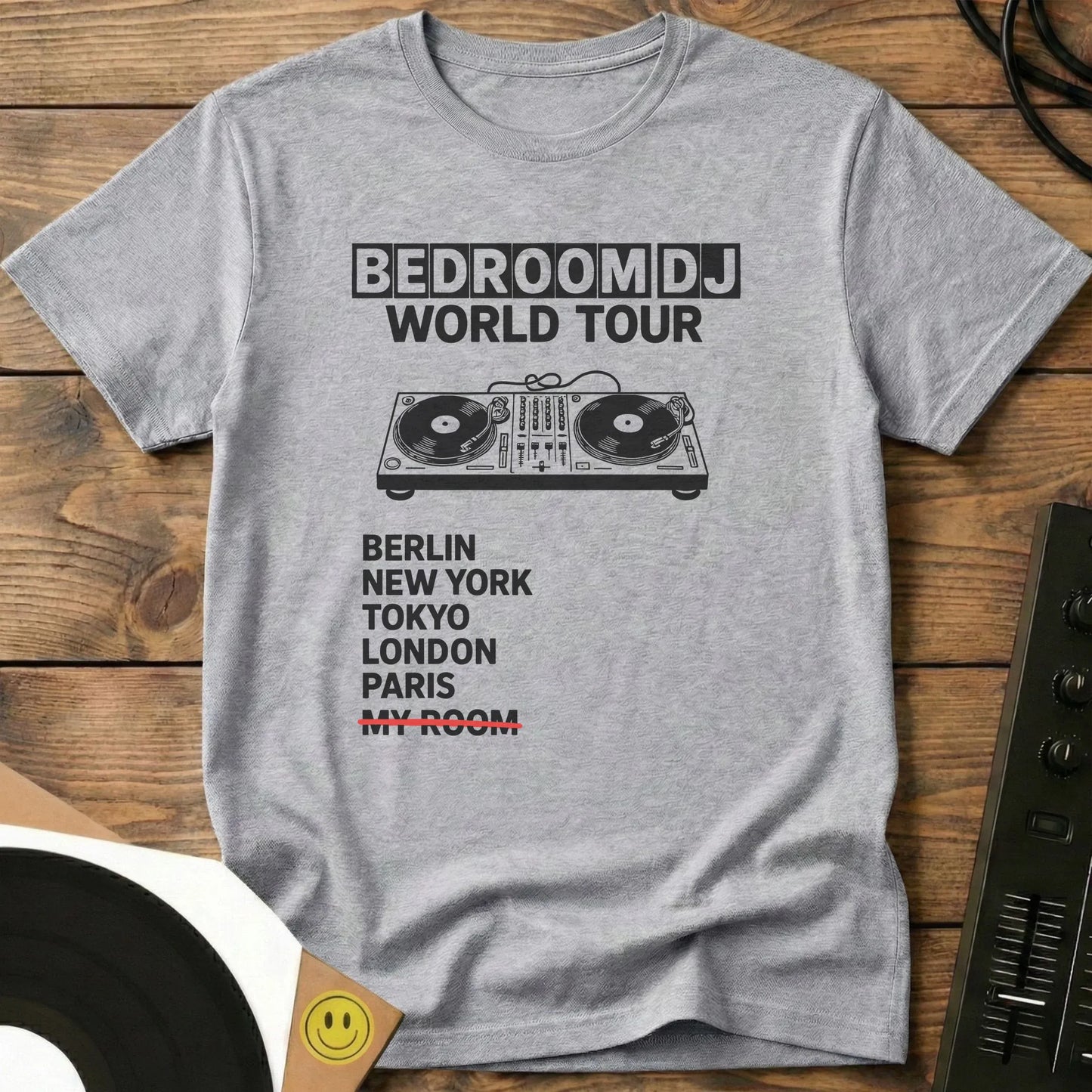 Bedroom World Tour T-Shirt Sport Grey / S Bedroom World Tour T-Shirt