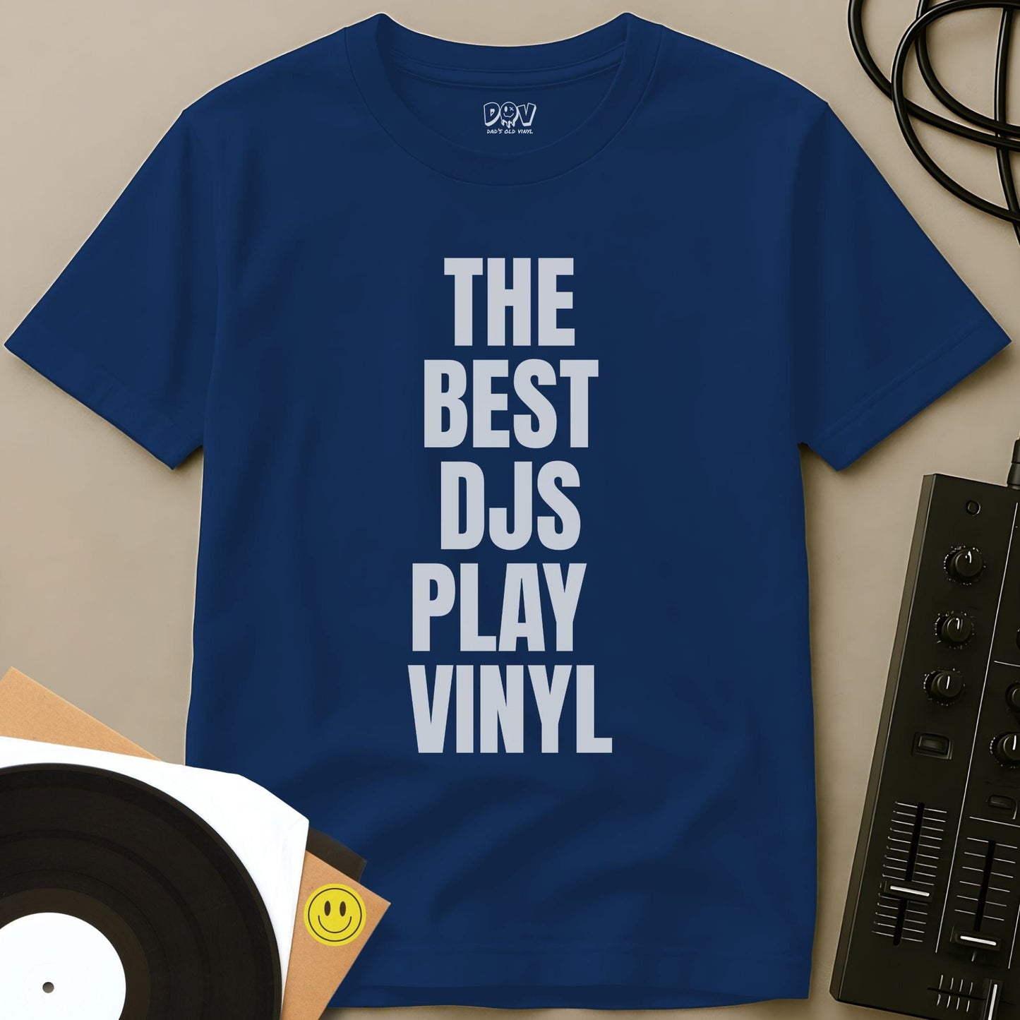 Best DJs Play Vinyl T-Shirt Royal / S Best DJs Play Vinyl T-Shirt