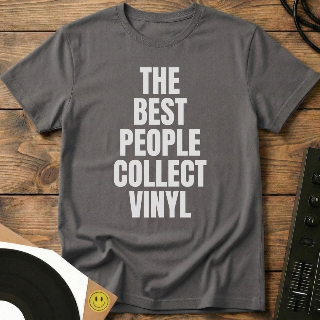 Best People Collect Vinyl T-Shirt Charcoal / S Best People Collect Vinyl T-Shirt