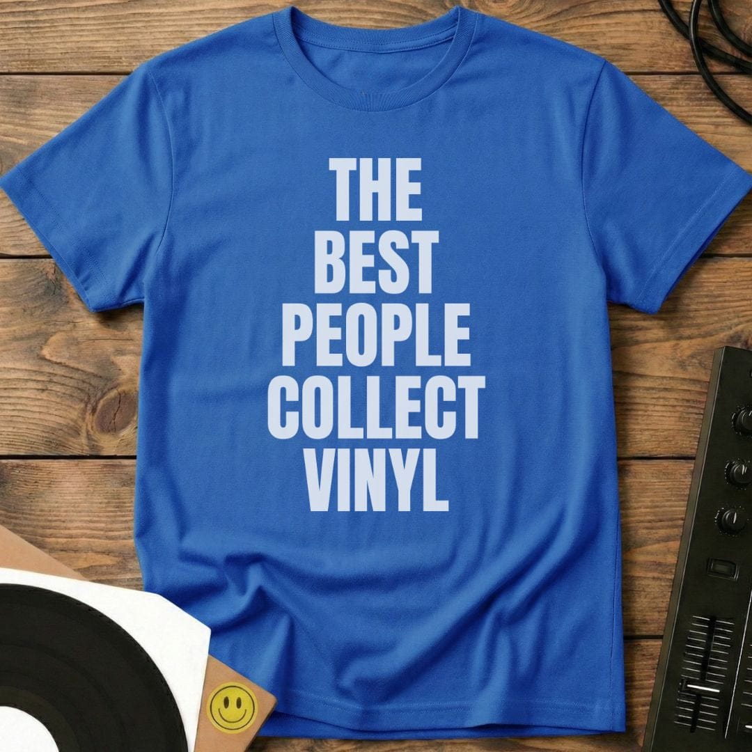 Best People Collect Vinyl T-Shirt Royal / S Best People Collect Vinyl T-Shirt