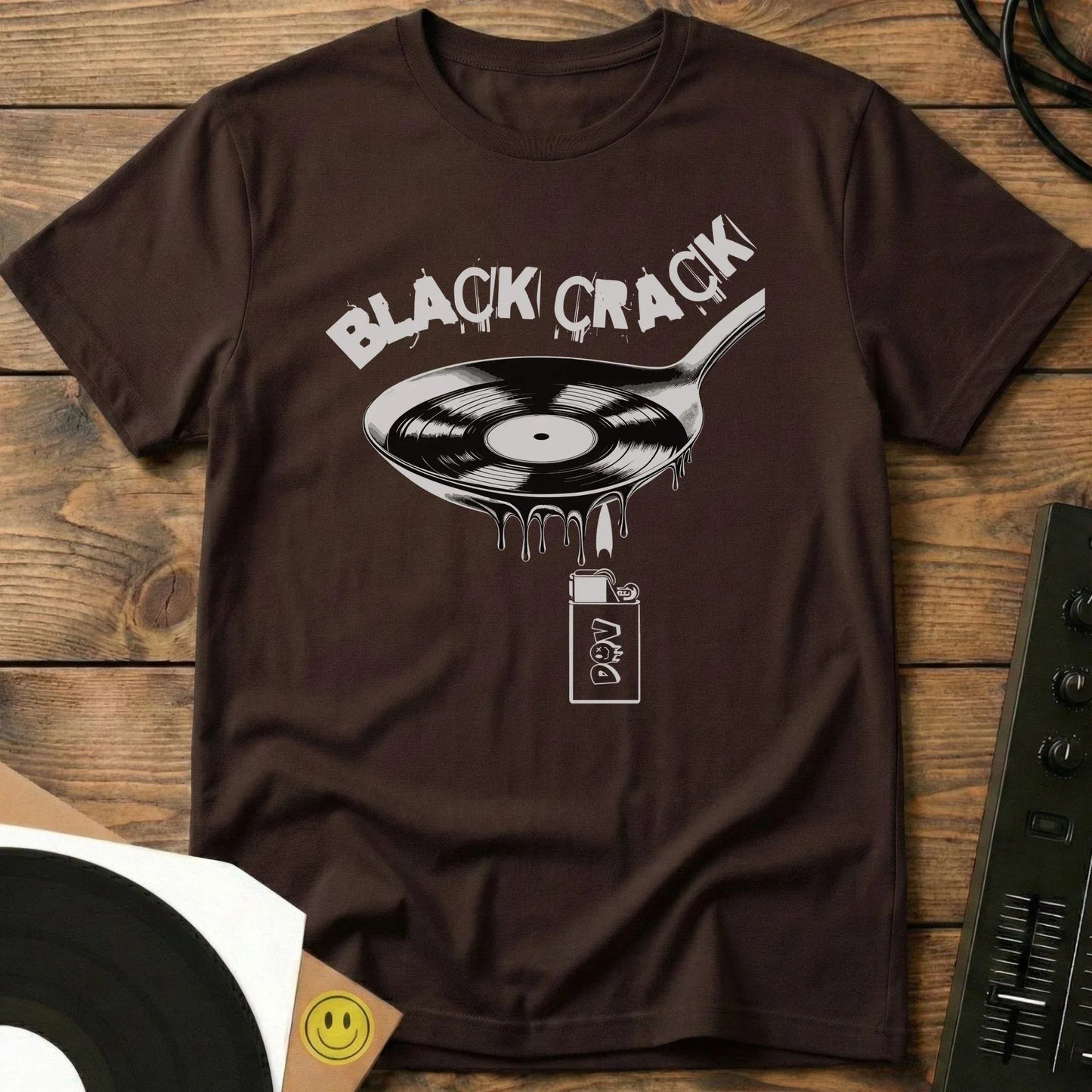 Black Crack T-Shirt Dark Chocolate / S Black Crack T-Shirt