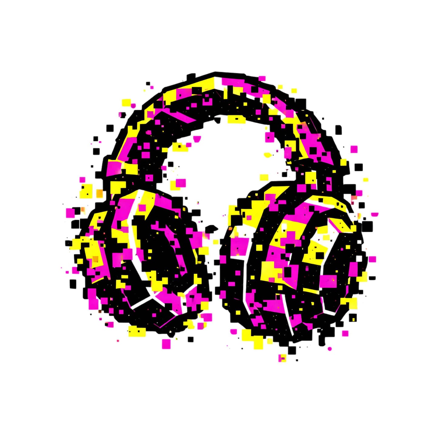 Blocky Headphones T-Shirt Blocky Headphones T-Shirt