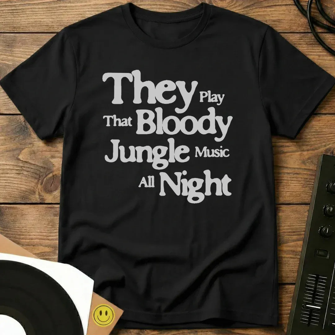 Bloody Jungle Music T-Shirt Black / S Bloody Jungle Music T-Shirt
