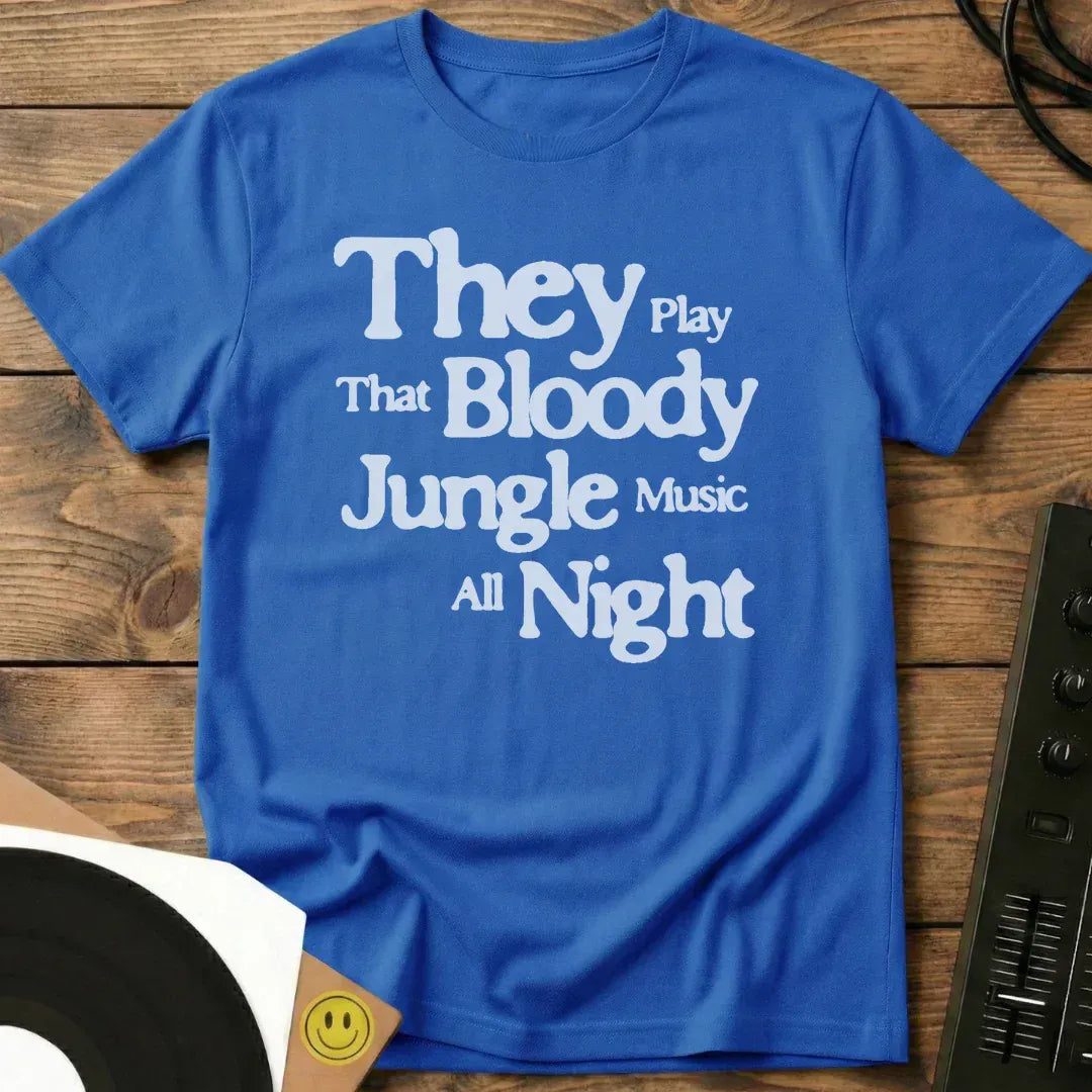 Bloody Jungle Music T-Shirt Royal / S Bloody Jungle Music T-Shirt
