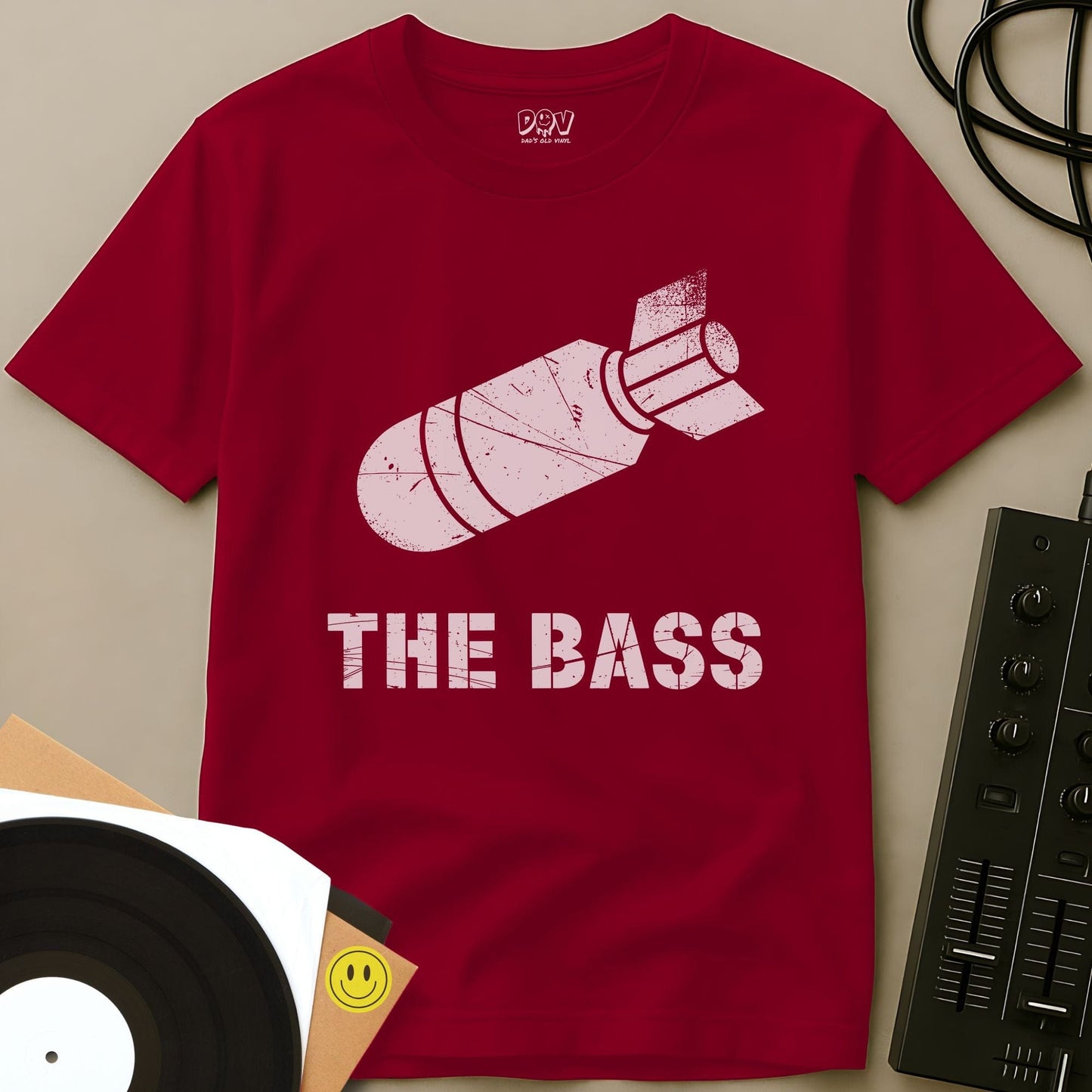 Bomb The Bass T-Shirt Red / S Bomb The Bass T-Shirt