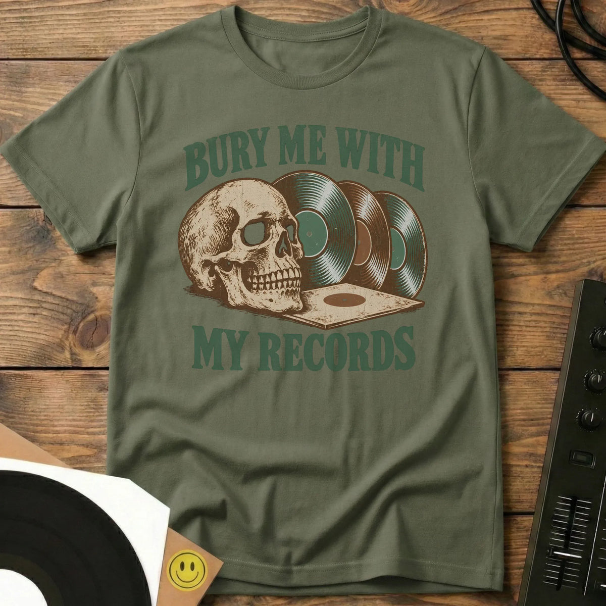 Bury Me T-Shirt Military Green / S Bury Me T-Shirt