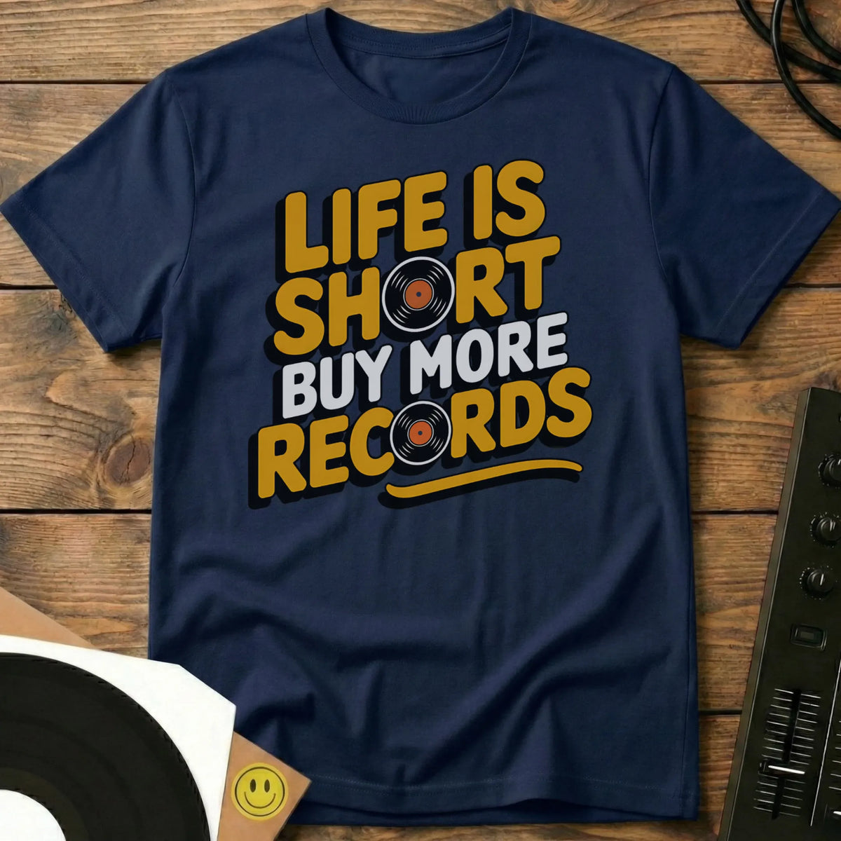 Buy More Records T-Shirt Navy / S Buy More Records T-Shirt