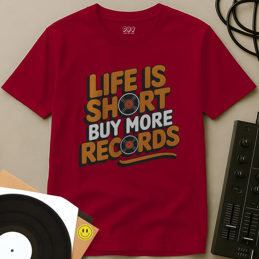 Buy More Records T-Shirt Red / S Buy More Records T-Shirt