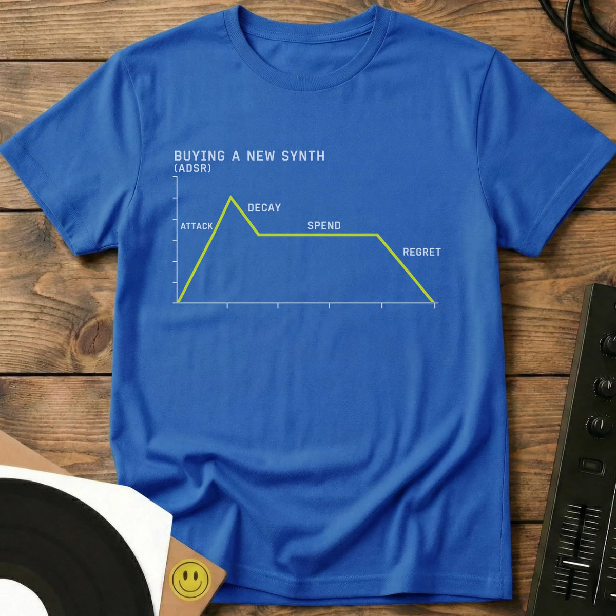 Buying A Synth T-Shirt Royal / S Buying A Synth T-Shirt