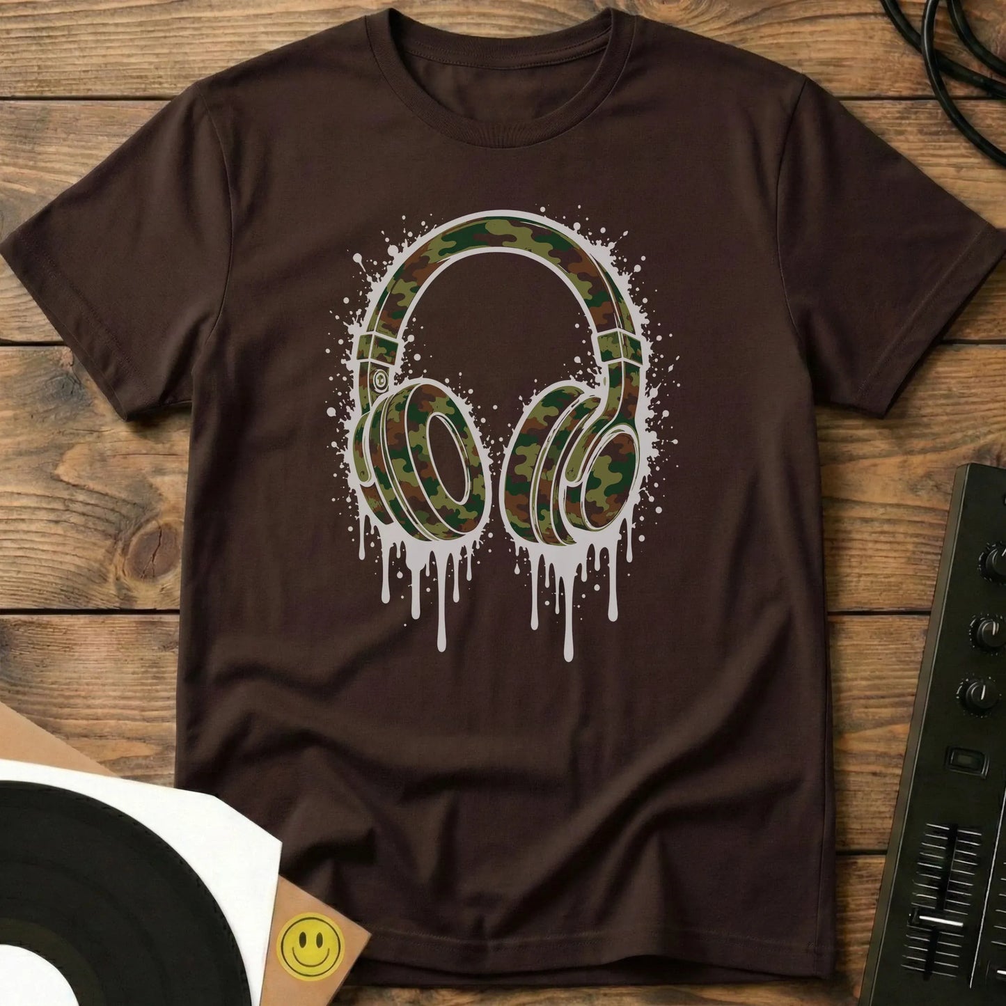 Camo Cans T-Shirt Dark Chocolate / S Camo Cans T-Shirt