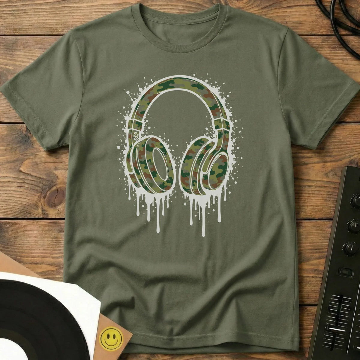 Camo Cans T-Shirt Military Green / S Camo Cans T-Shirt