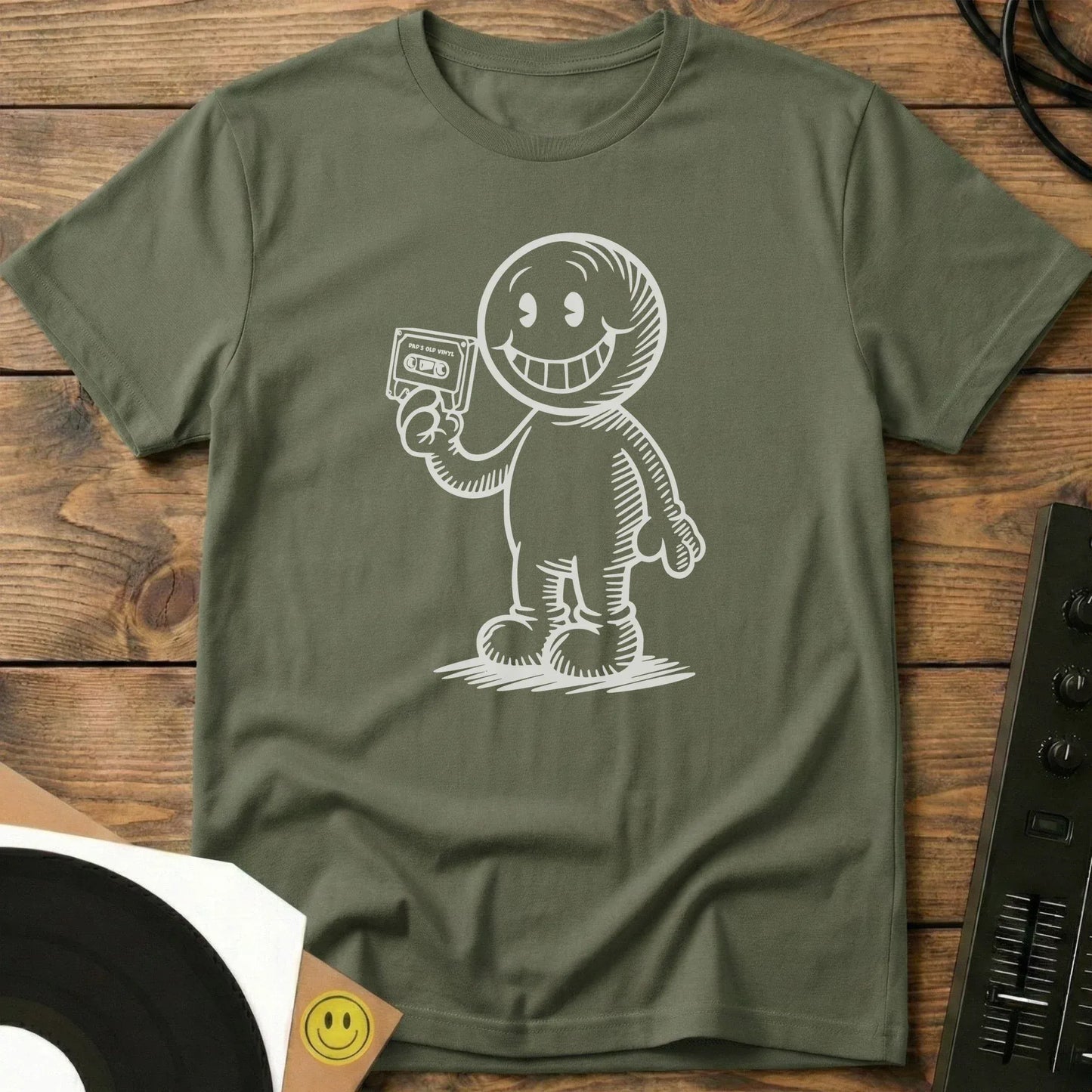 Cassette Kid T-Shirt Military Green / S Cassette Kid T-Shirt