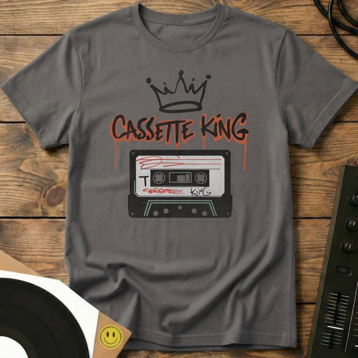 Cassette King T-Shirt Charcoal / S Cassette King T-Shirt