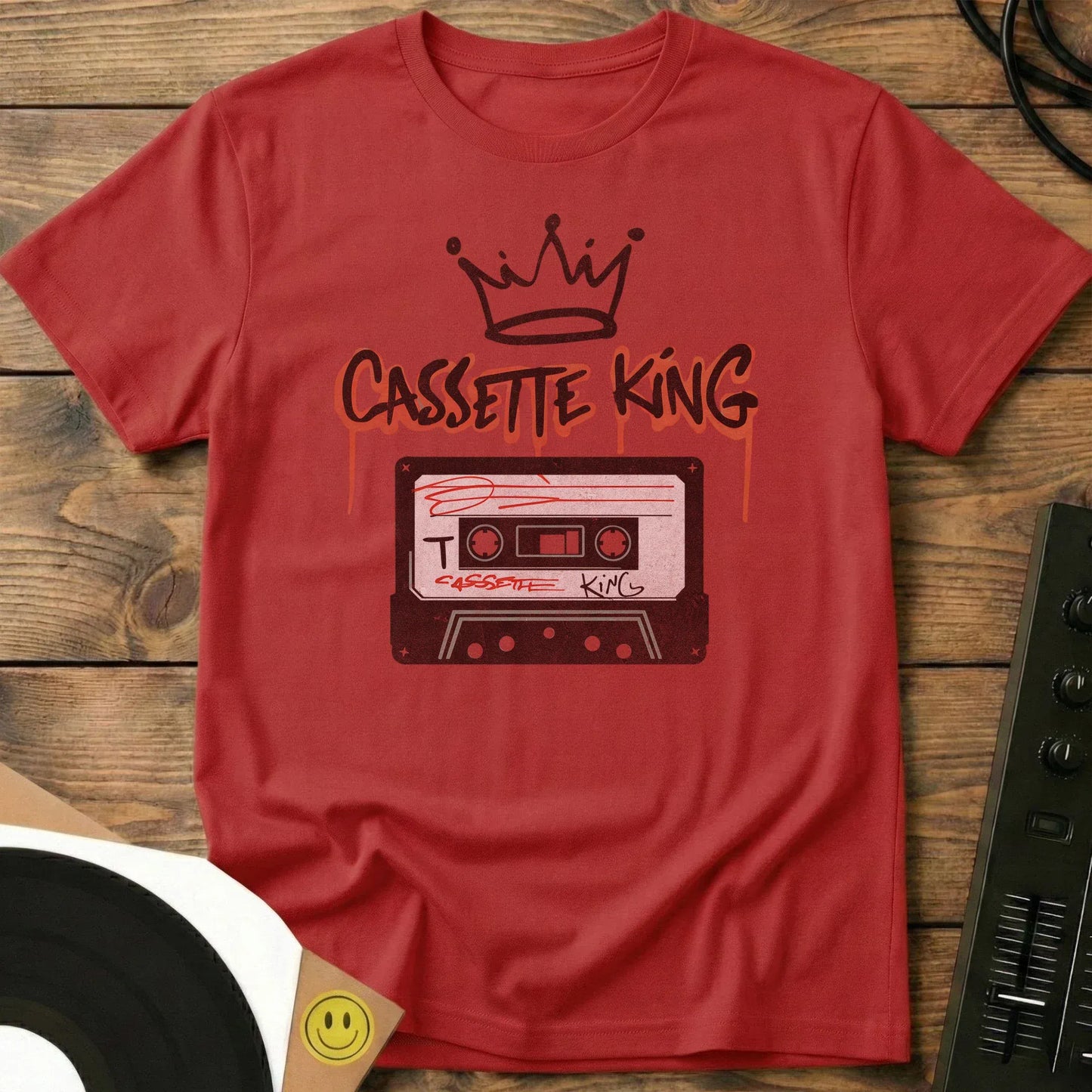 Cassette King T-Shirt Red / S Cassette King T-Shirt