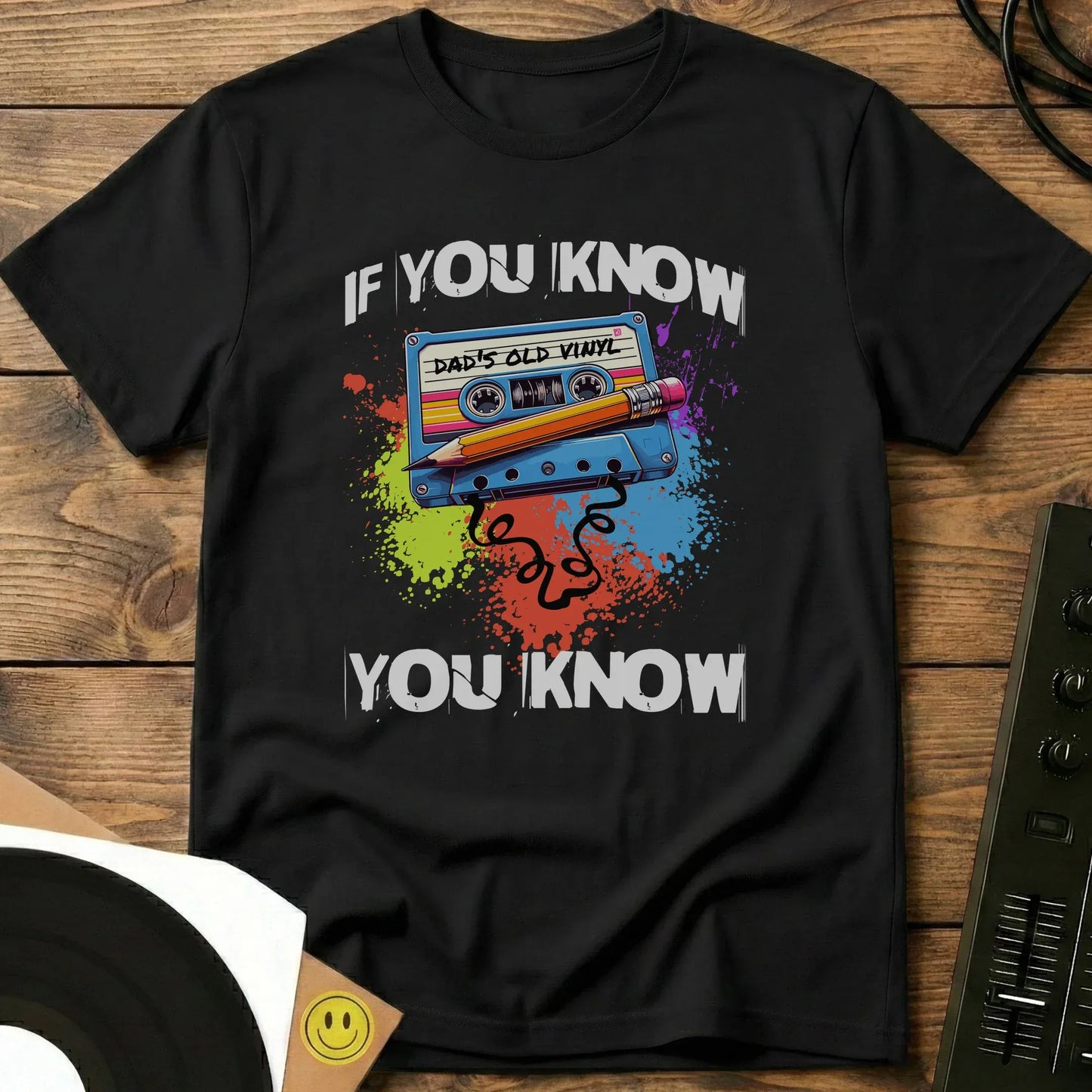 Cassette Tape Fix T-Shirt Black / S If You Know, You Know Mixtape T-Shirt