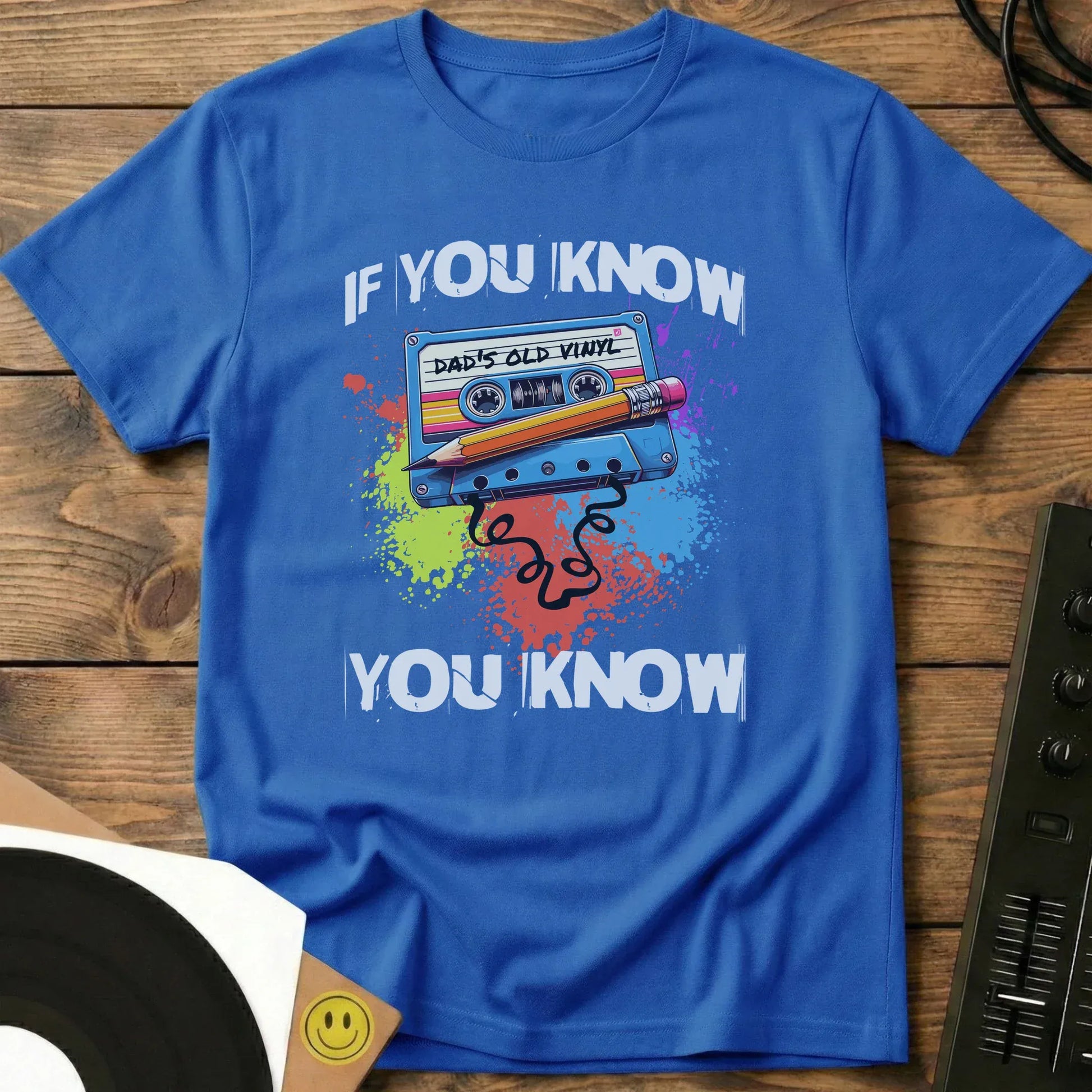 Cassette Tape Fix T-Shirt Royal / S If You Know, You Know Mixtape T-Shirt