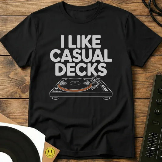 Casual Decks T-Shirt Black / S Casual Decks T-Shirt