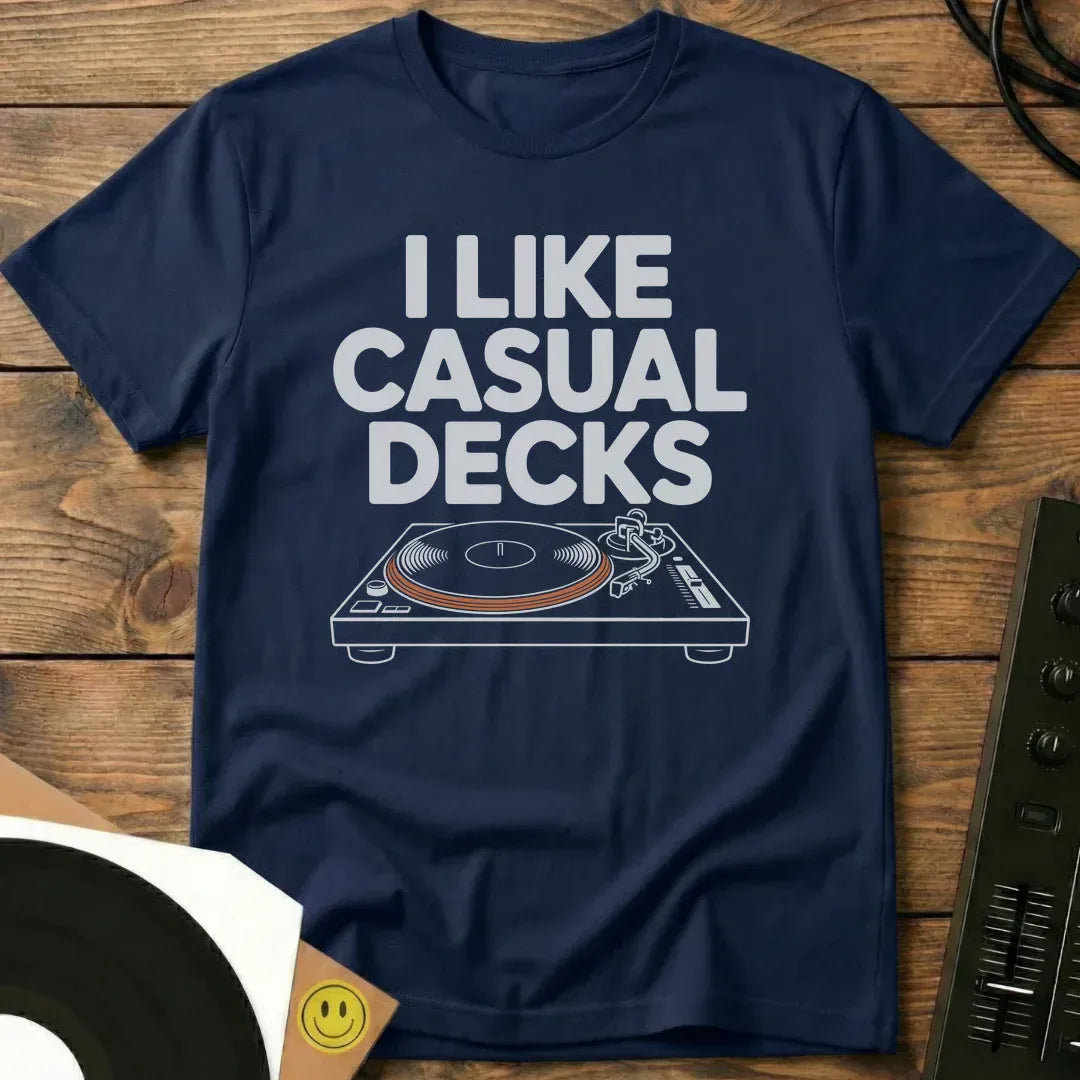 Casual Decks T-Shirt Navy / S Casual Decks T-Shirt