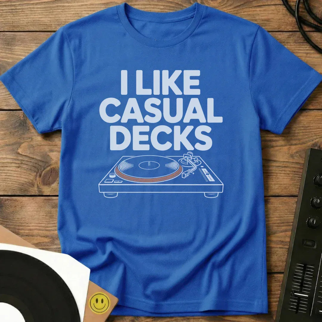 Casual Decks T-Shirt Royal / S Casual Decks T-Shirt
