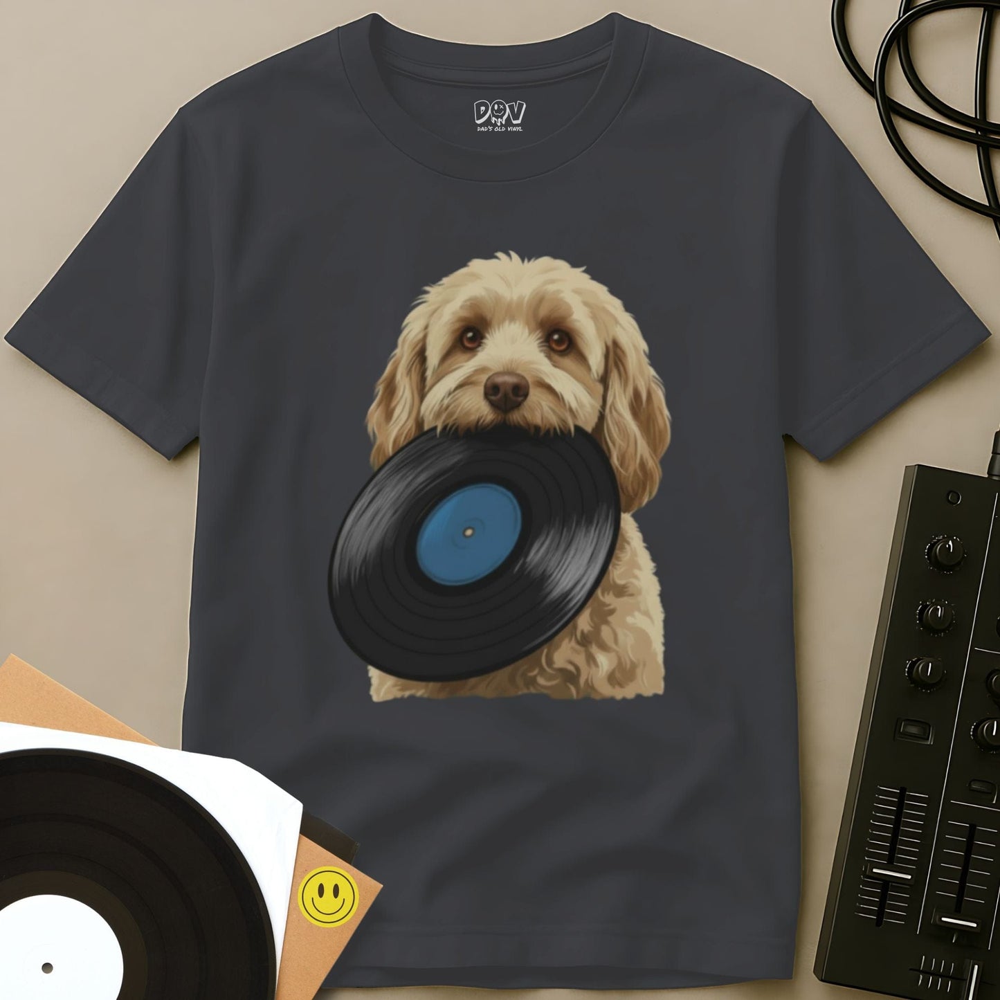 Cava DJ T-Shirt Charcoal / S Cava DJ T-Shirt