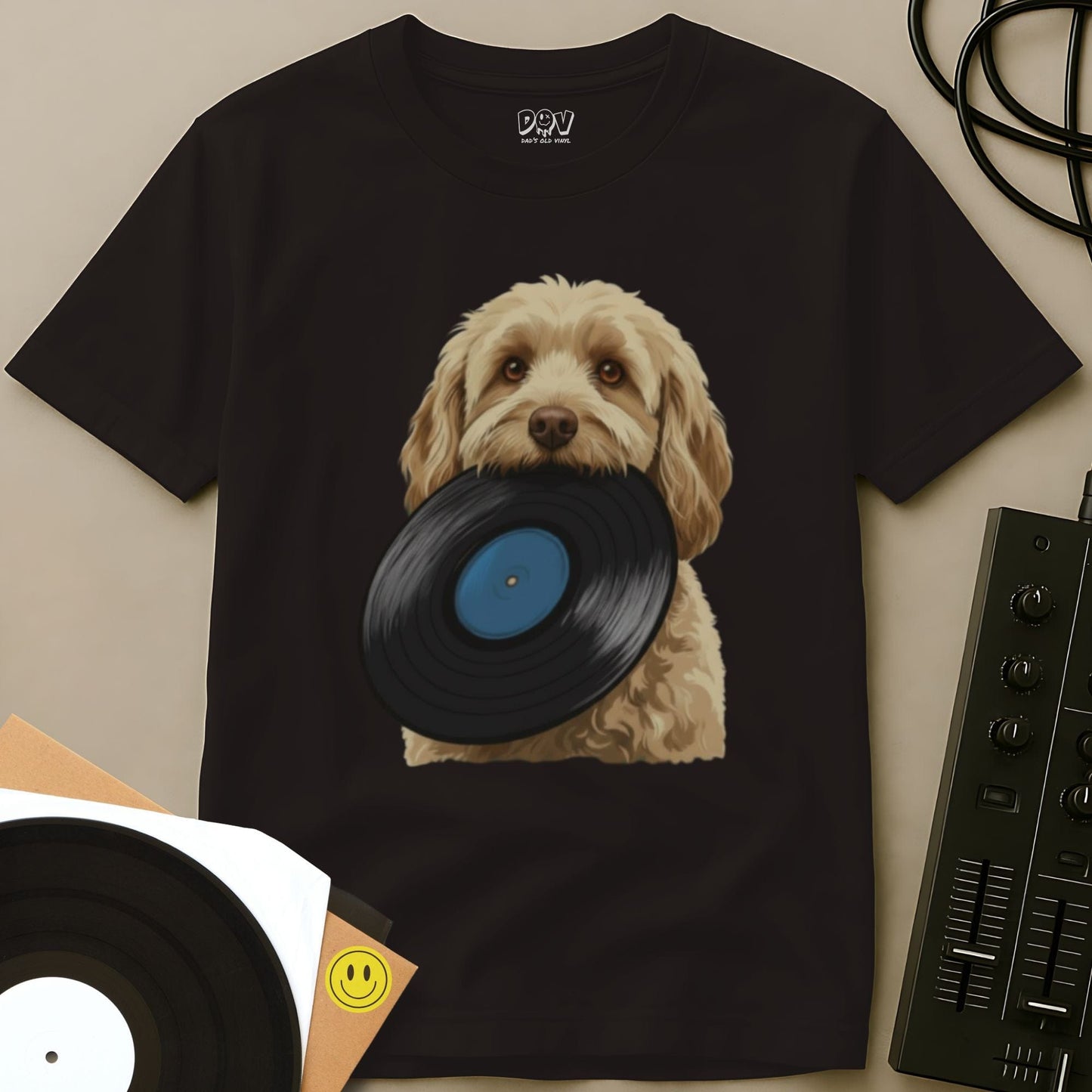 Cava DJ T-Shirt Dark Chocolate / S Cava DJ T-Shirt