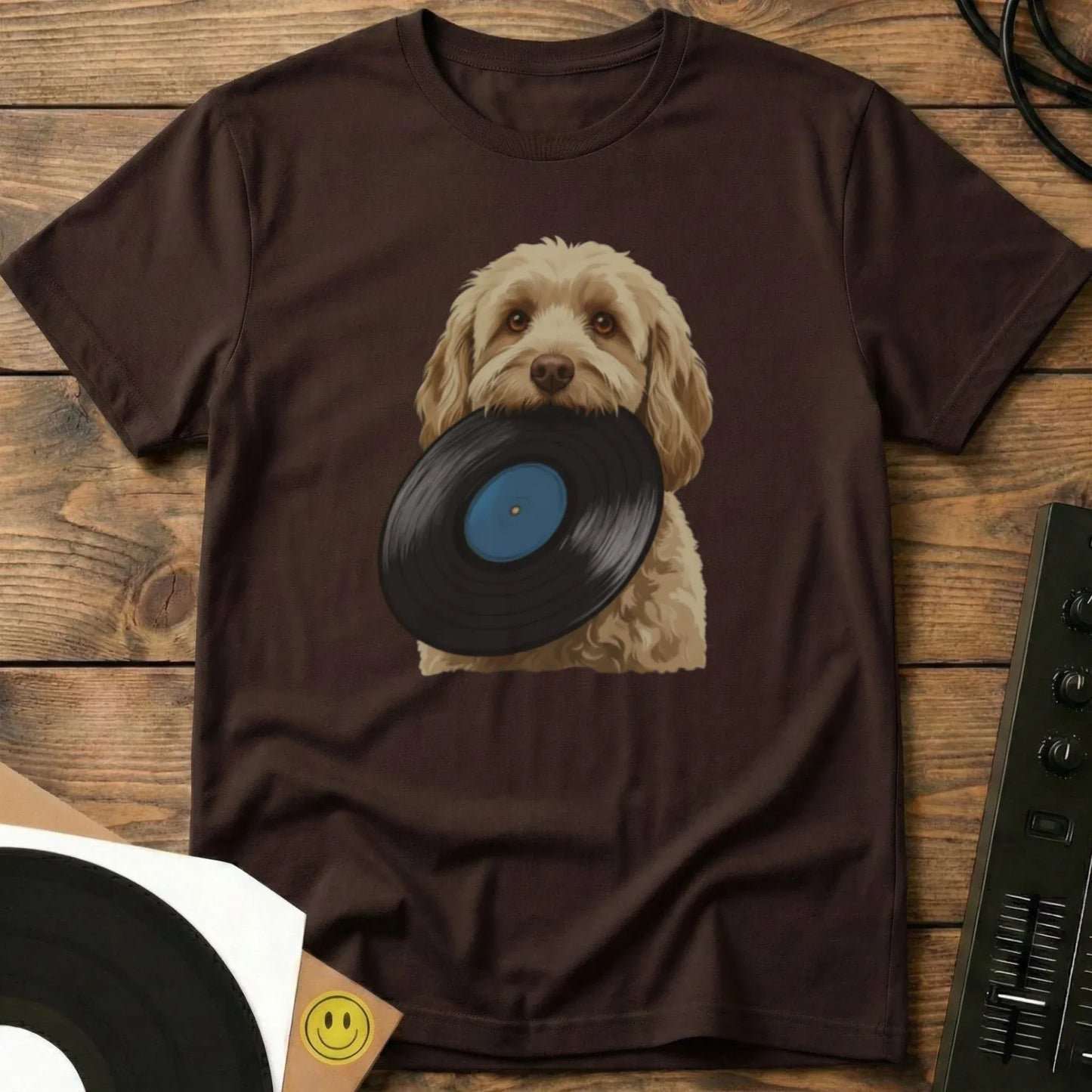 Cava DJ T-Shirt Dark Chocolate / S Cava DJ T-Shirt