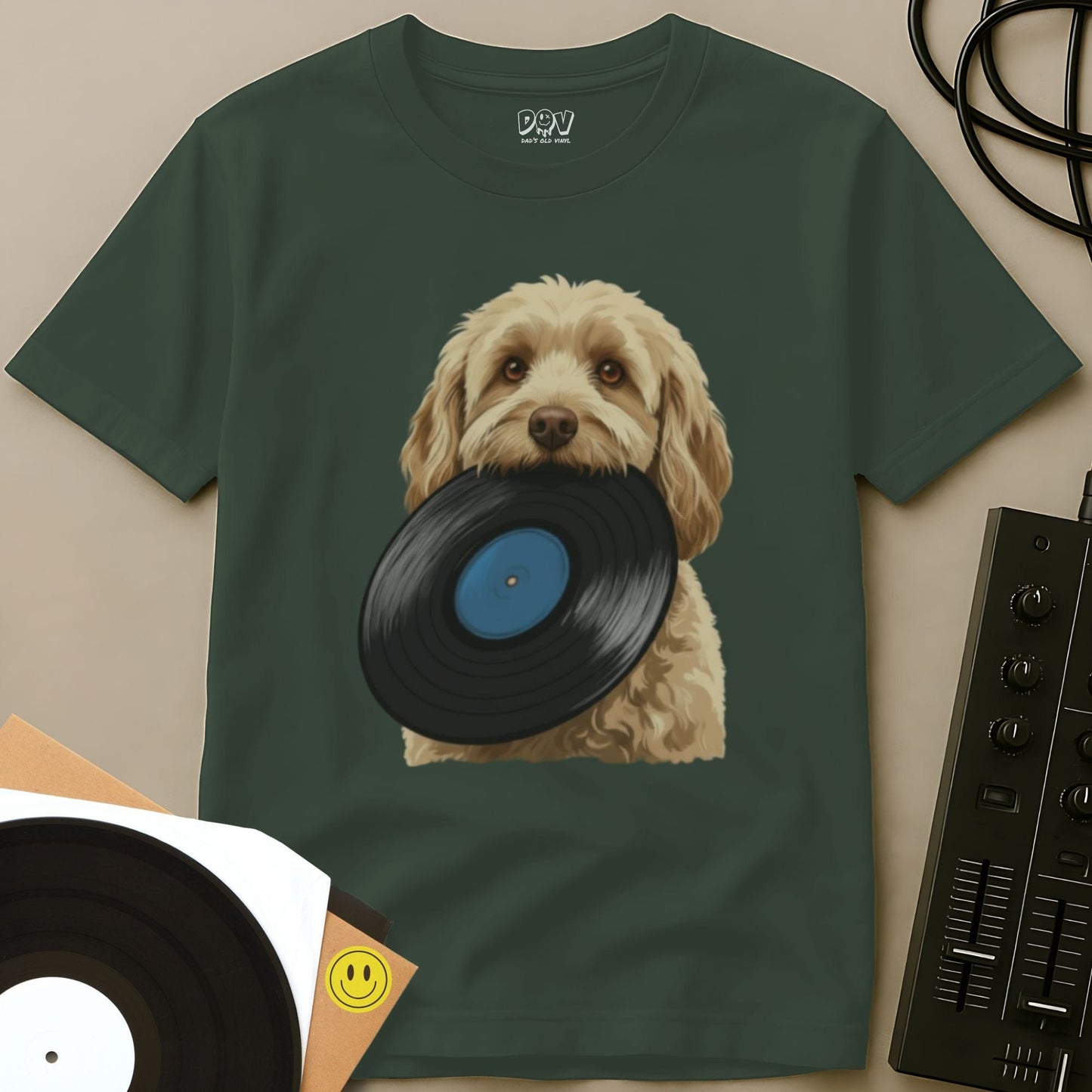 Cava DJ T-Shirt Military Green / S Cava DJ T-Shirt