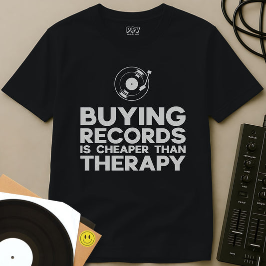 Cheaper Than Therapy T-Shirt Black / S Cheaper Than Therapy T-Shirt