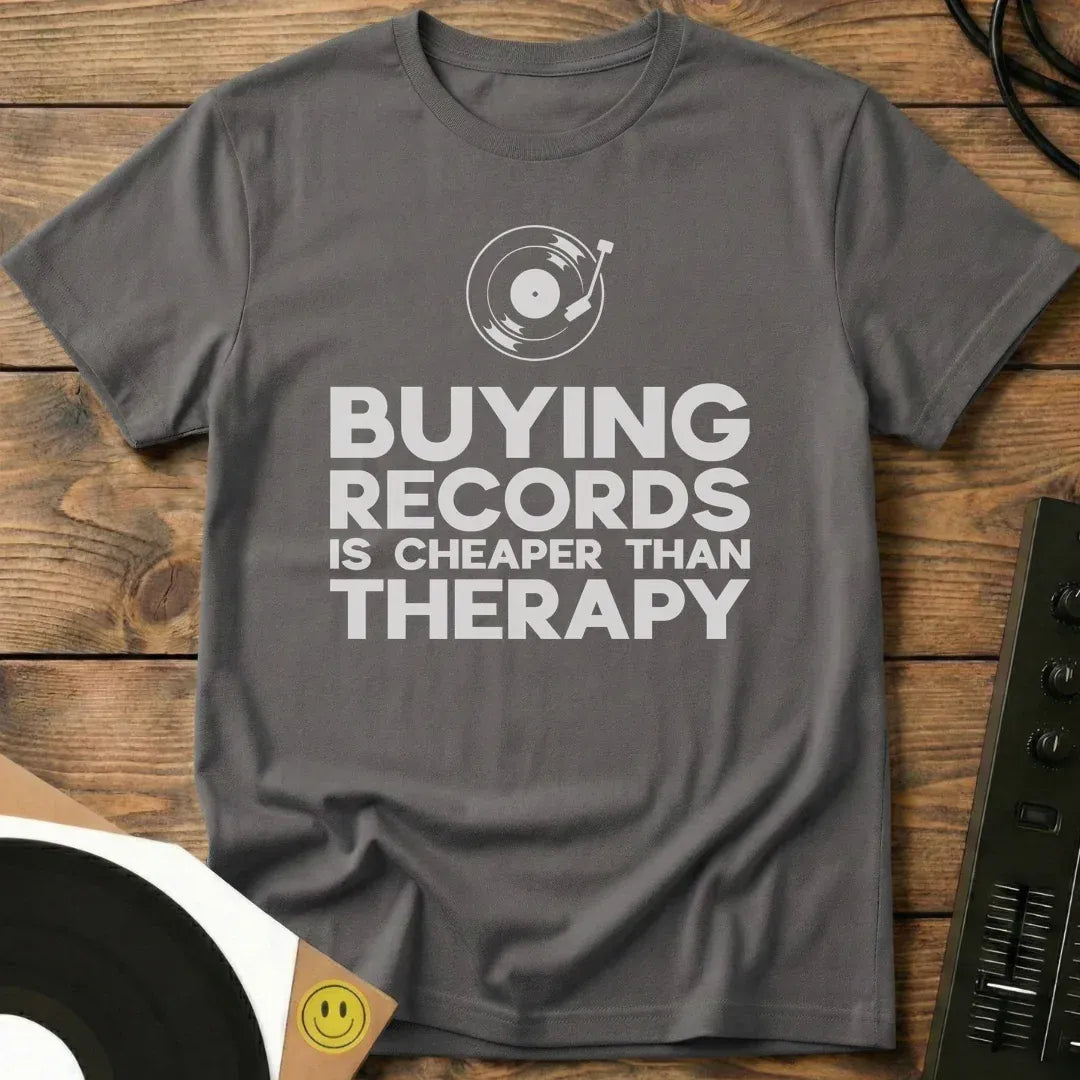 Cheaper Than Therapy T-Shirt Charcoal / S Cheaper Than Therapy T-Shirt